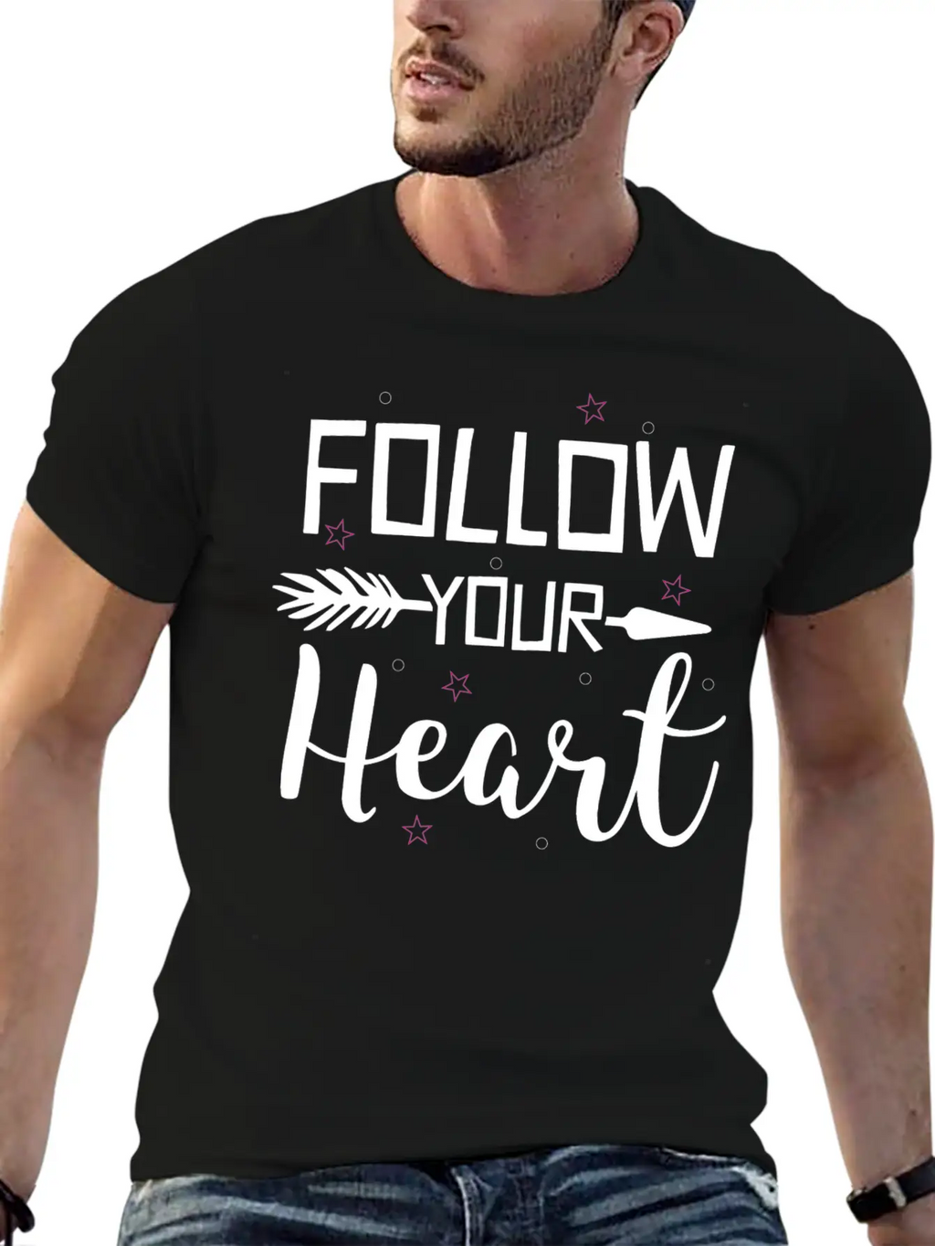Quotes Follow Your Heart Inspirational Cool Gift Classic Cotton Tee – Unisex Comfort For Any Season