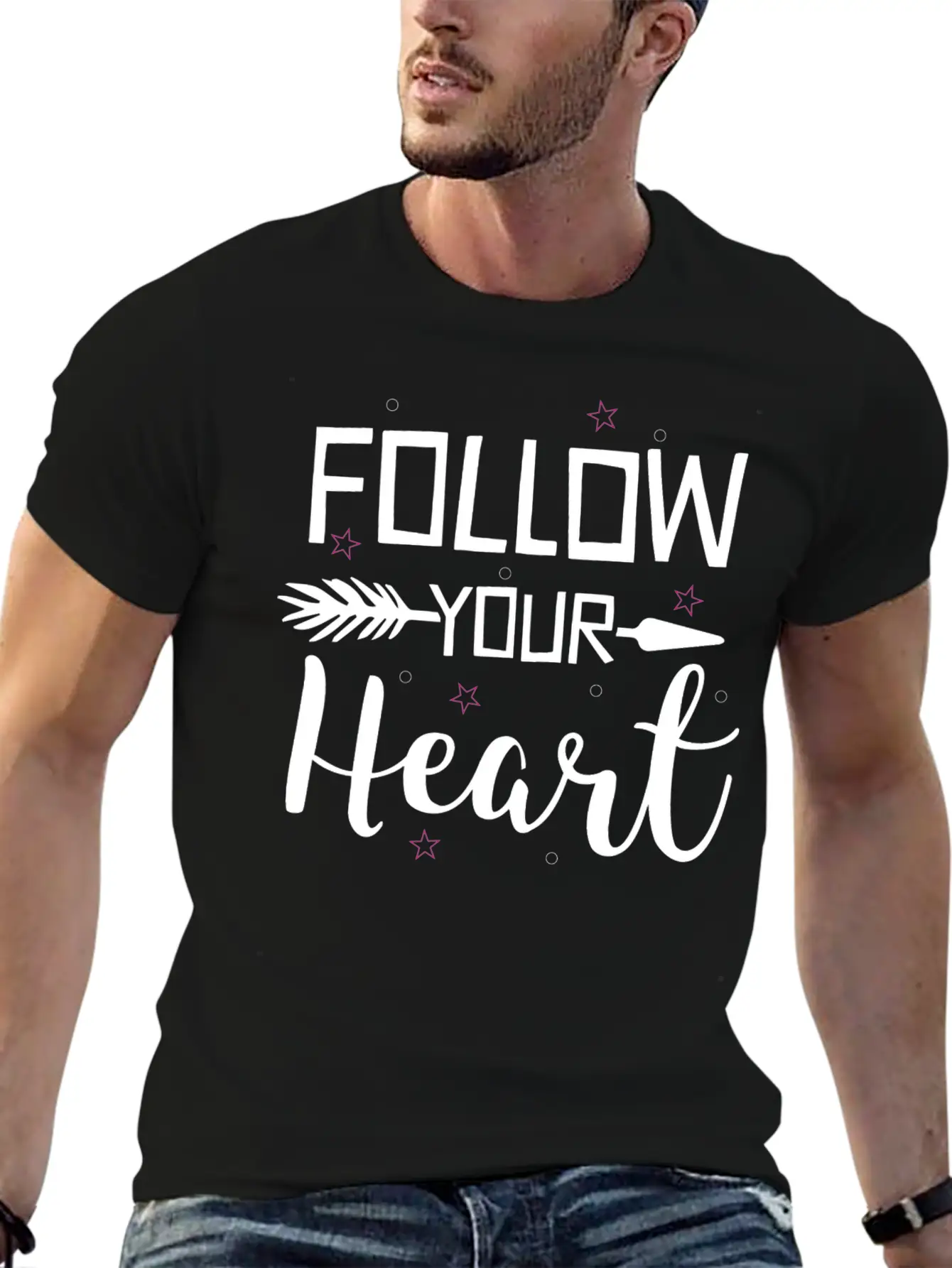 Quotes Follow Your Heart Inspirational Cool Gift Classic Cotton Tee – Unisex Comfort For Any Season