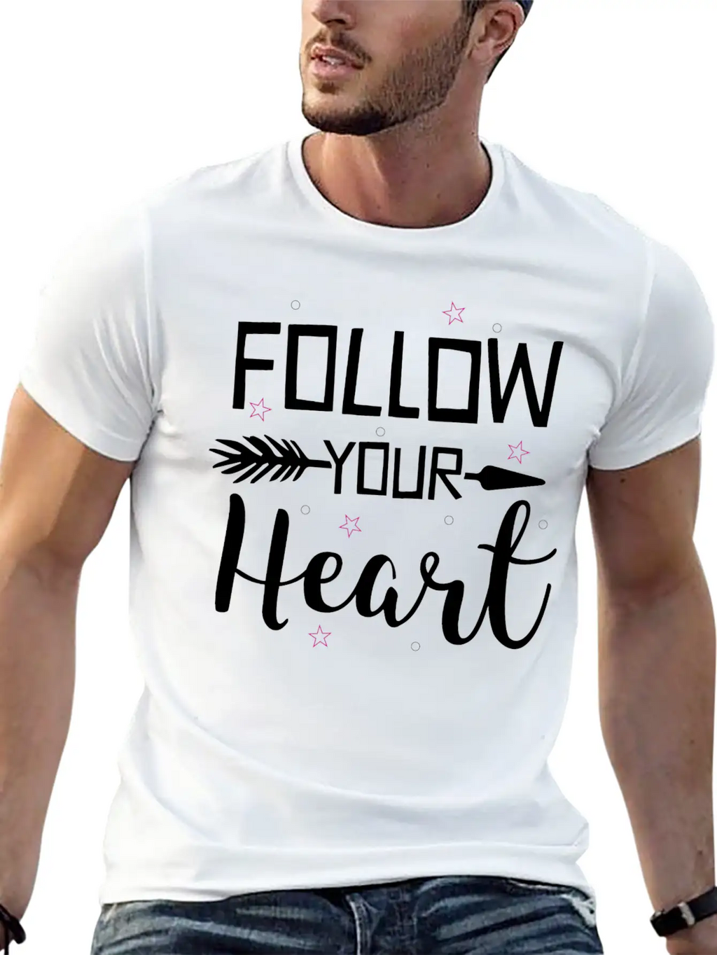 Quotes Follow Your Heart Inspirational Cool Gift Classic Cotton Tee – Unisex Comfort For Any Season
