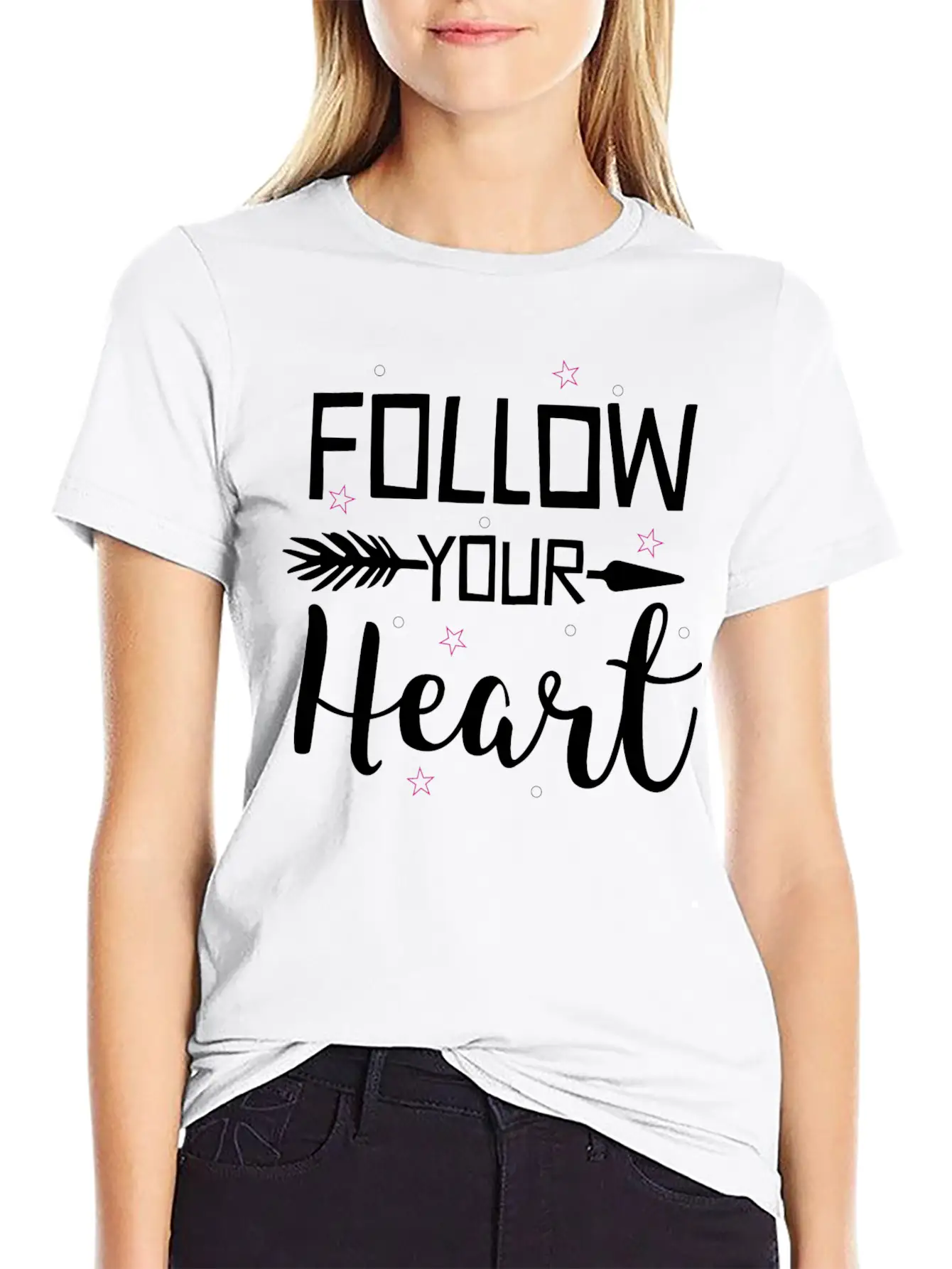 Quotes Follow Your Heart Inspirational Cool Gift Classic Cotton Tee – Unisex Comfort For Any Season