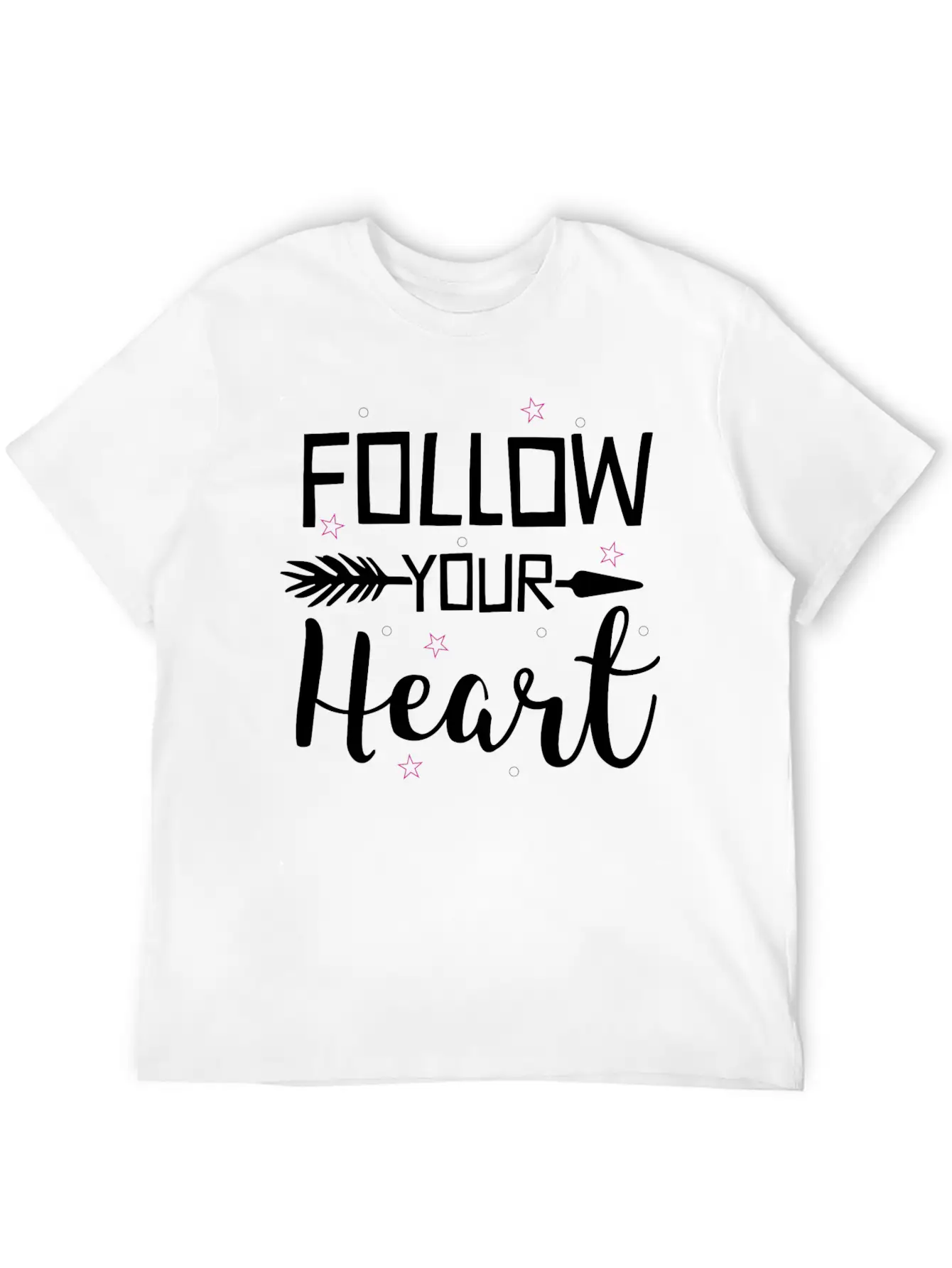 Quotes Follow Your Heart Inspirational Cool Gift Classic Cotton Tee – Unisex Comfort For Any Season