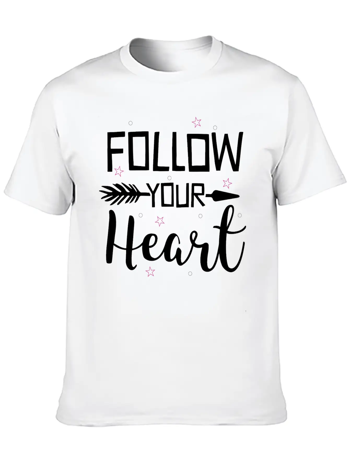 Quotes Follow Your Heart Inspirational Cool Gift Classic Cotton Tee – Unisex Comfort For Any Season