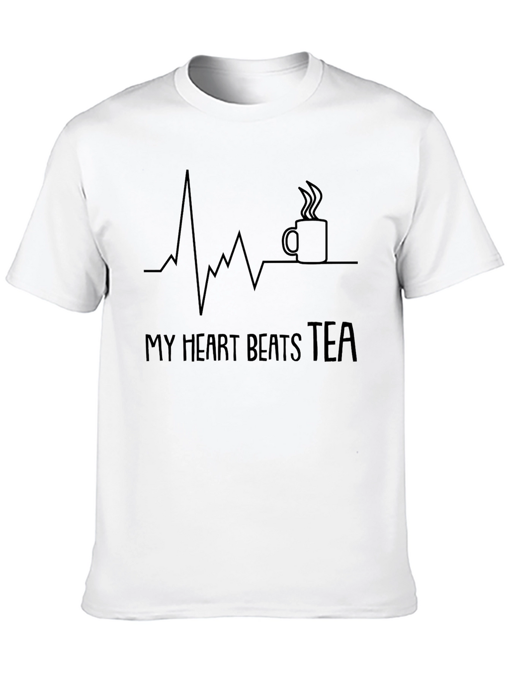 My Heart Beats Tea T-Shirt