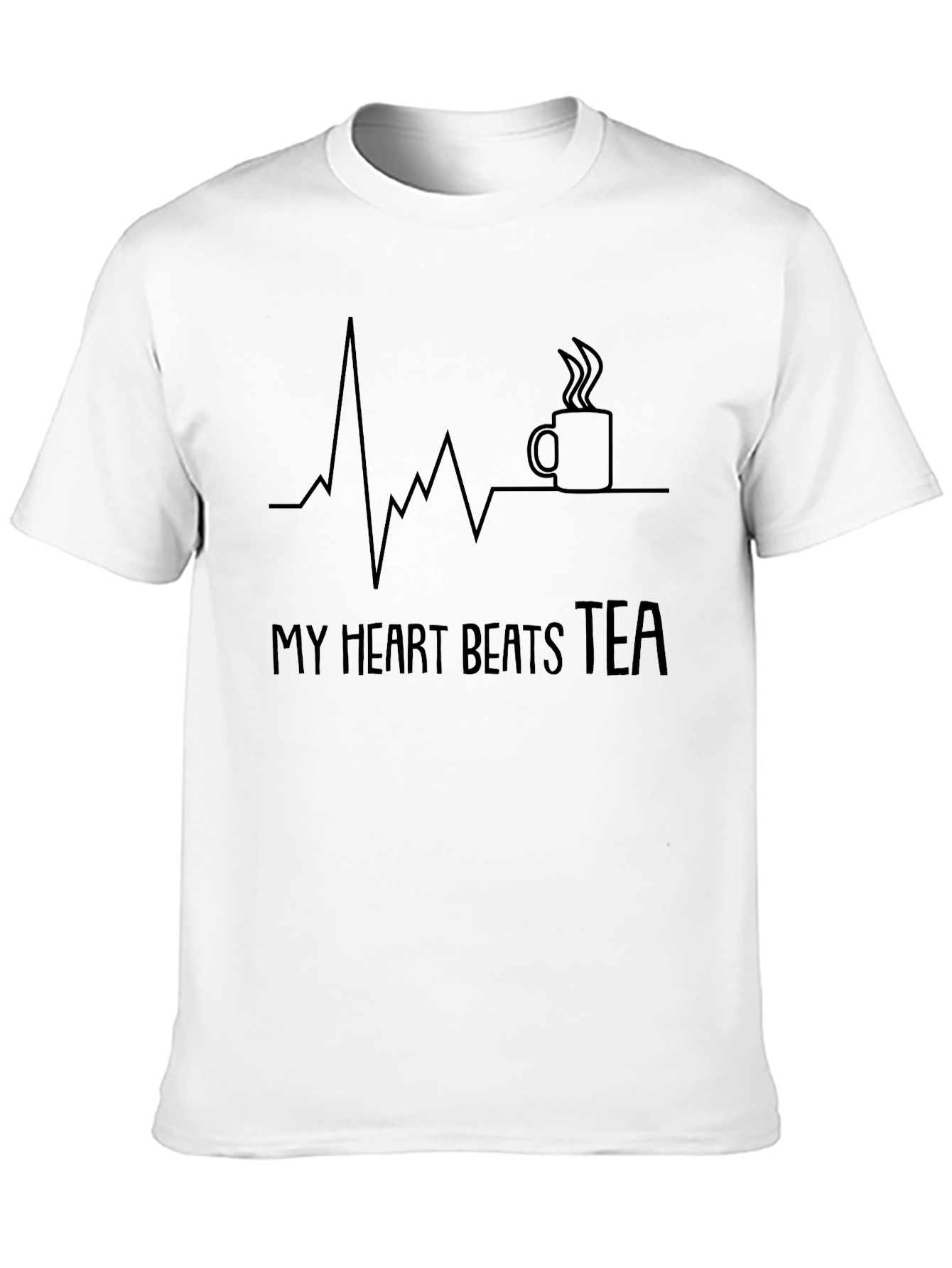 My Heart Beats Tea T-Shirt