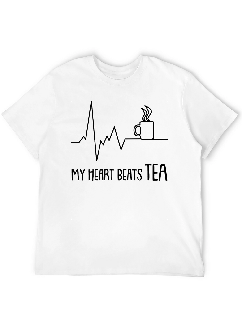 My Heart Beats Tea T-Shirt