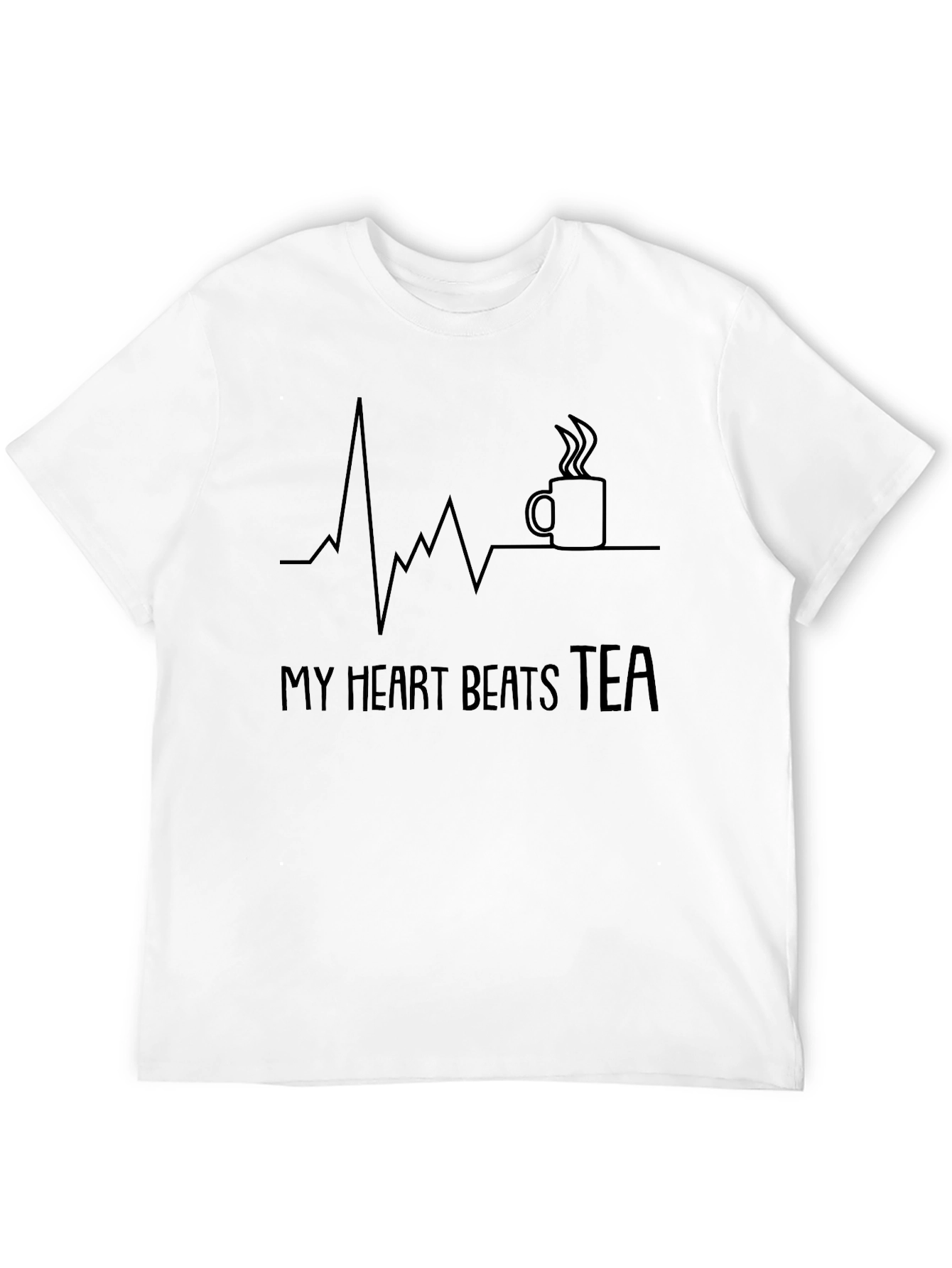 My Heart Beats Tea T-Shirt