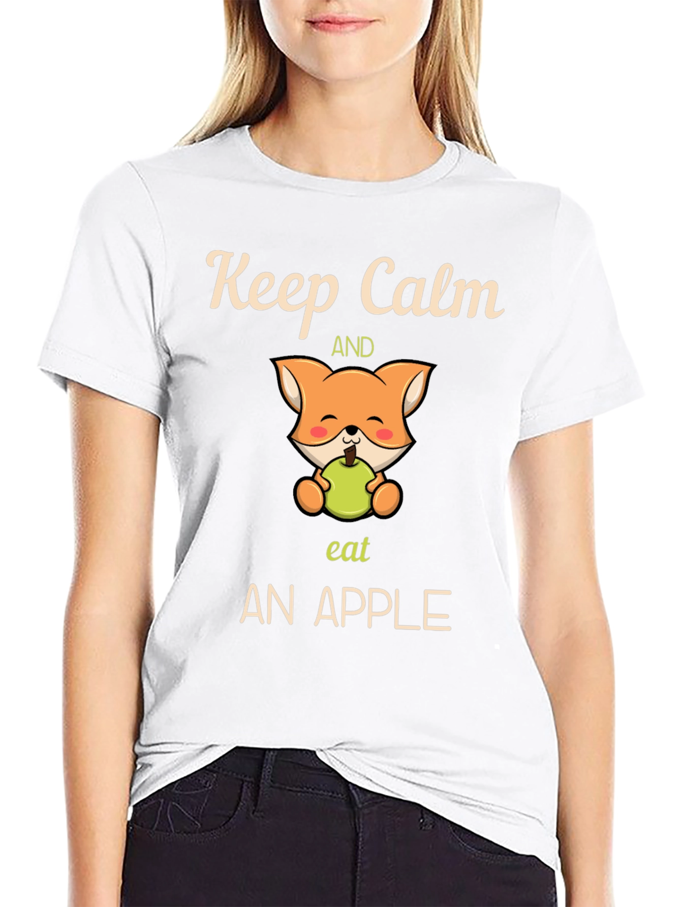 Keep Calm Cute Fox T-Shirt