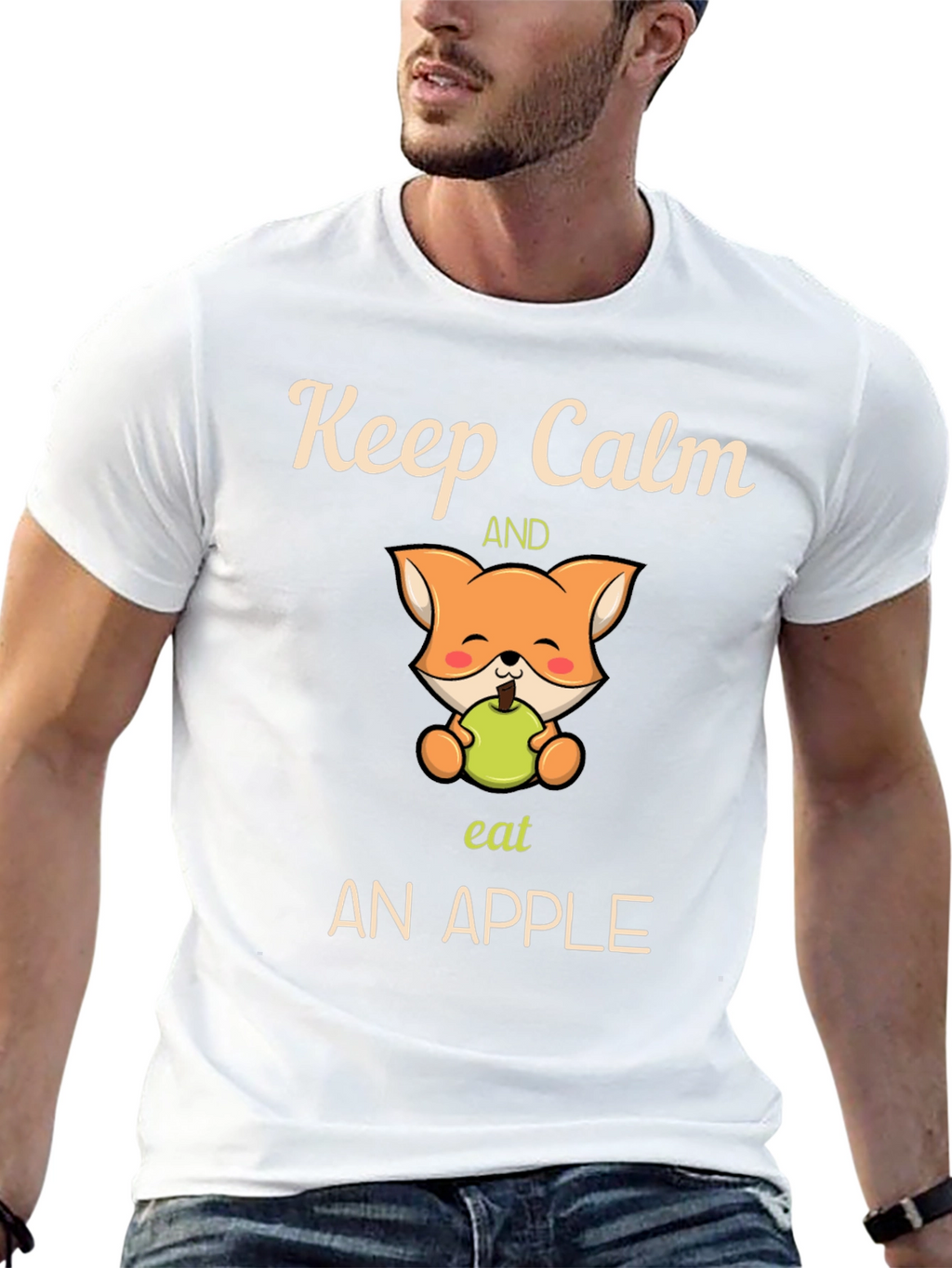 Keep Calm Cute Fox T-Shirt