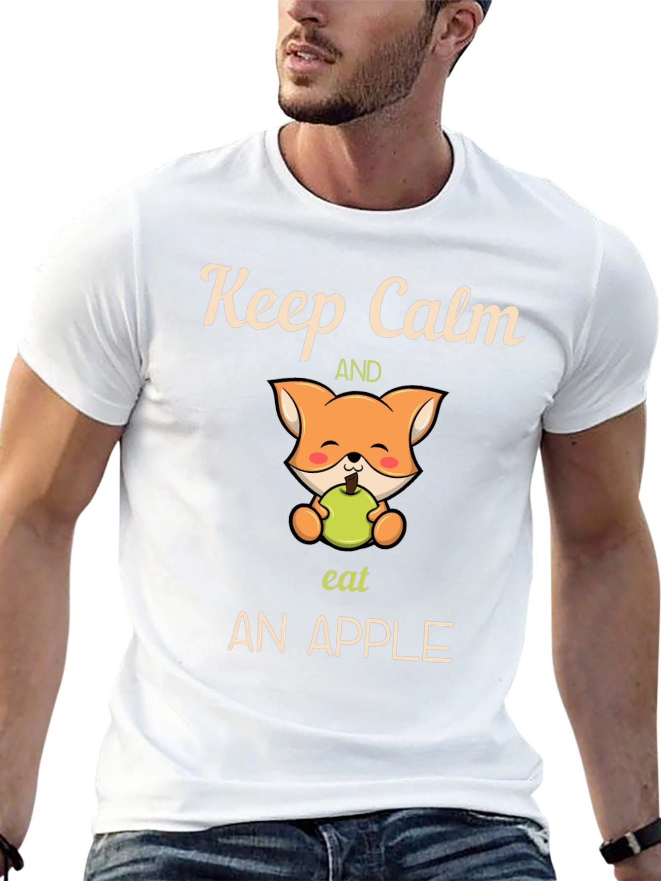 Keep Calm Cute Fox T-Shirt
