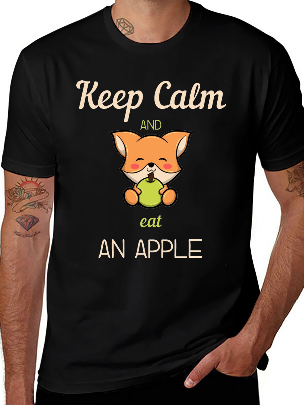 Keep Calm Cute Fox T-Shirt