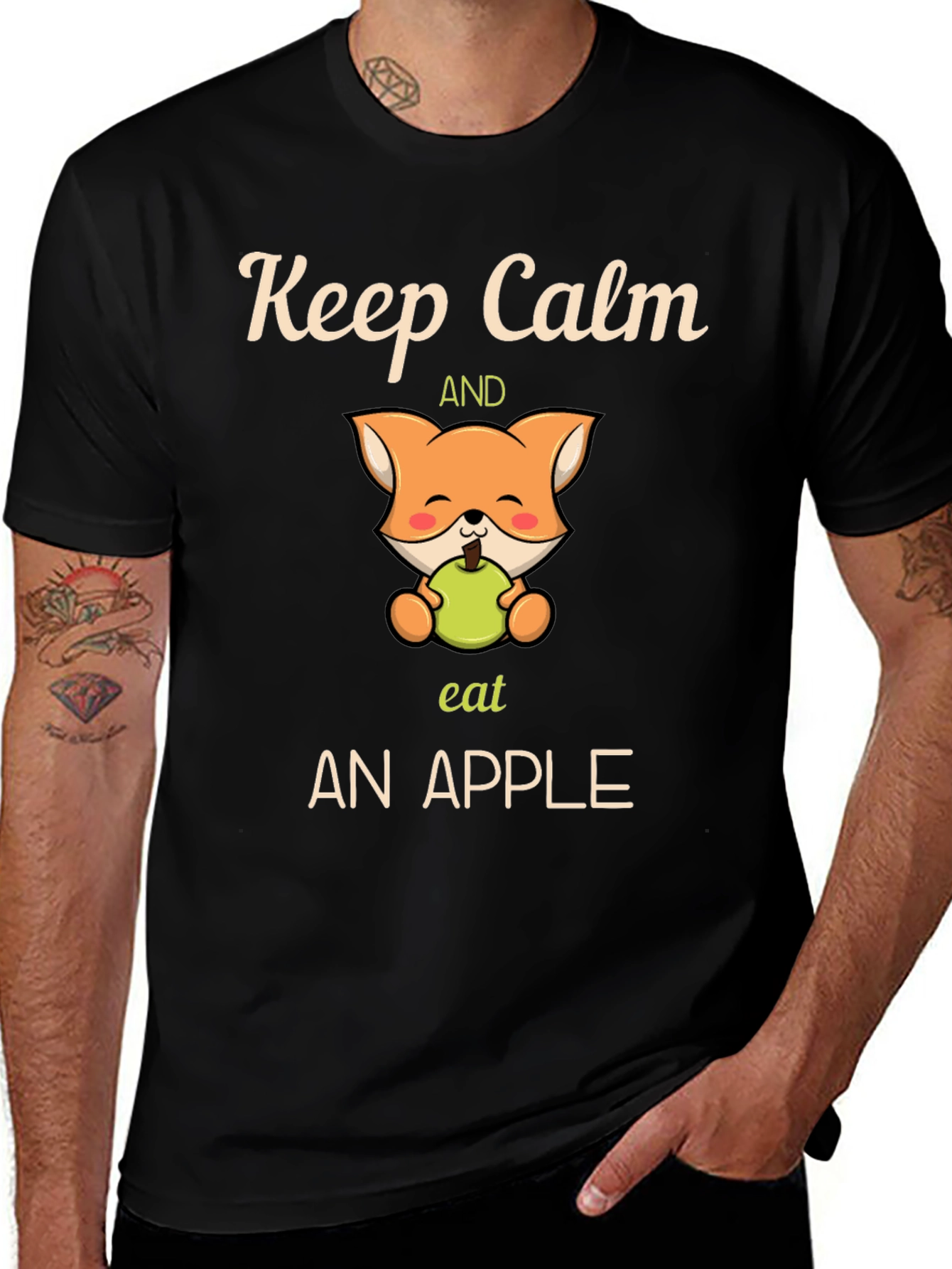 Keep Calm Cute Fox T-Shirt
