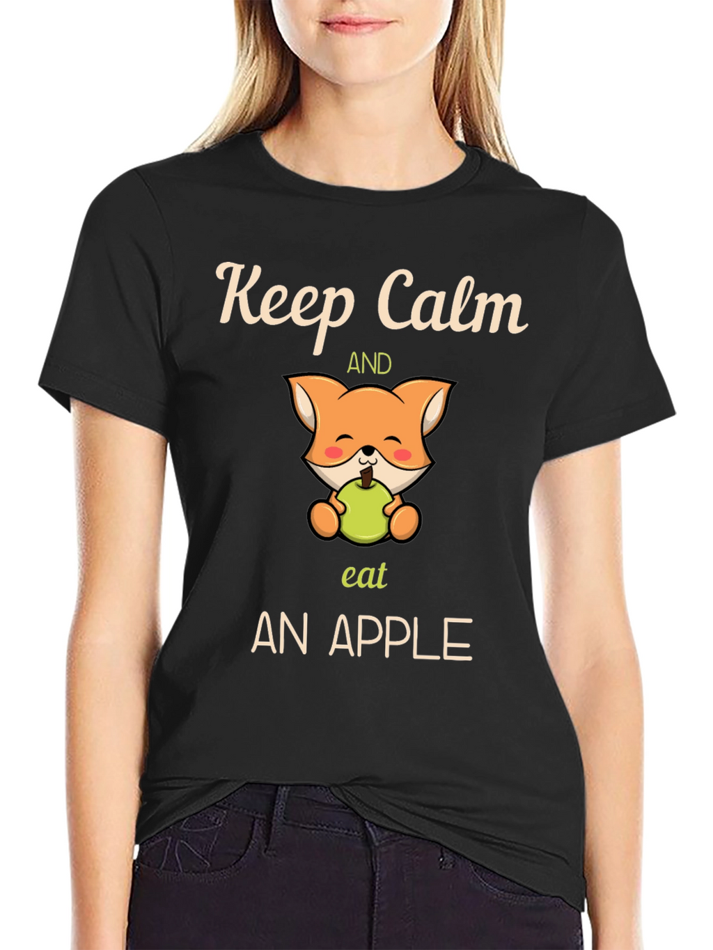 Keep Calm Cute Fox T-Shirt