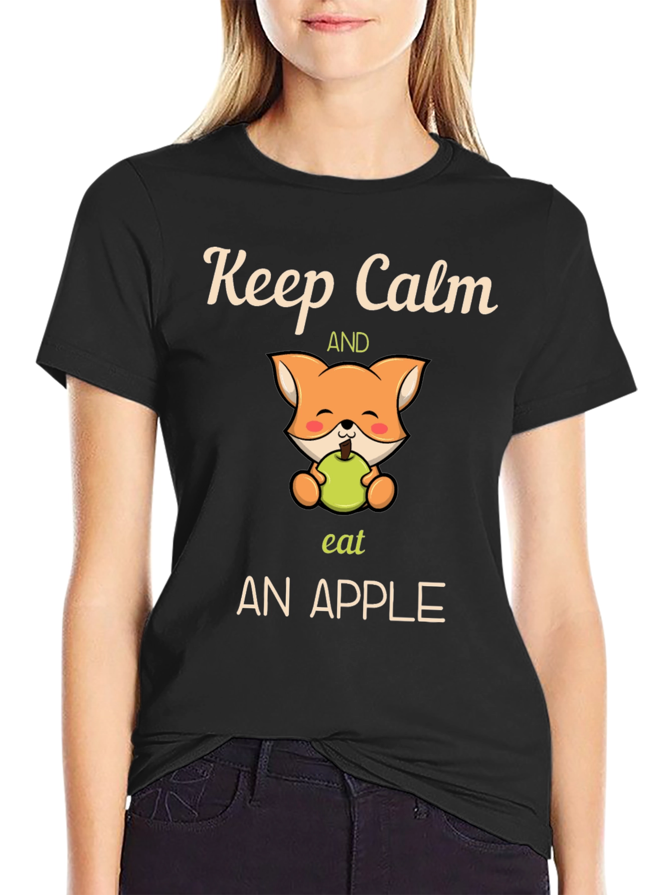Keep Calm Cute Fox T-Shirt