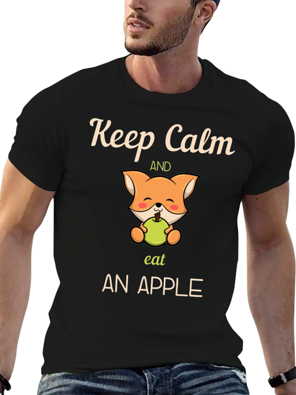 Keep Calm Cute Fox T-Shirt