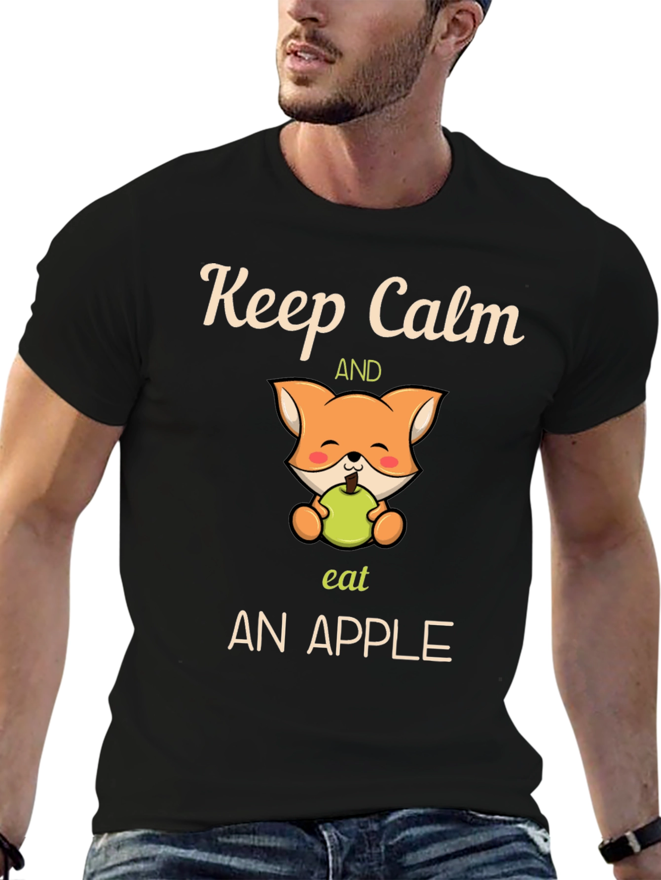 Keep Calm Cute Fox T-Shirt