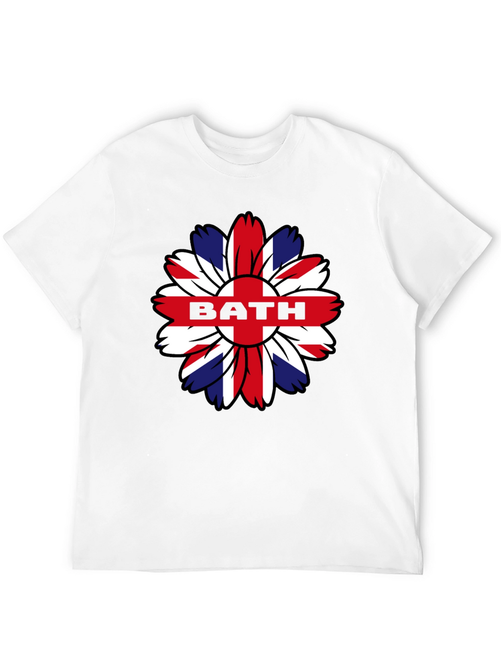 Union Jack Flower BATH Graphic T-Shirt