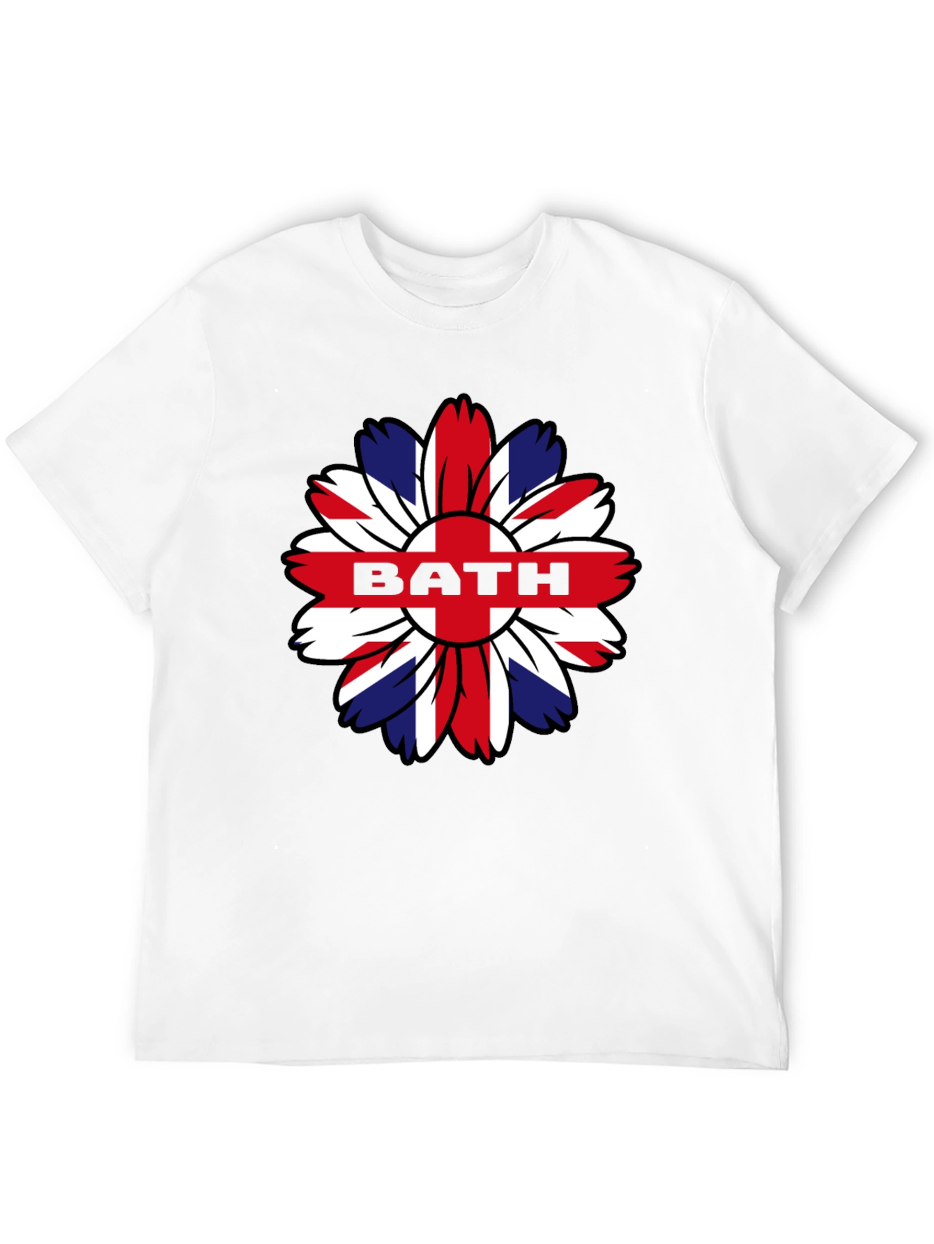 Union Jack Flower BATH Graphic T-Shirt