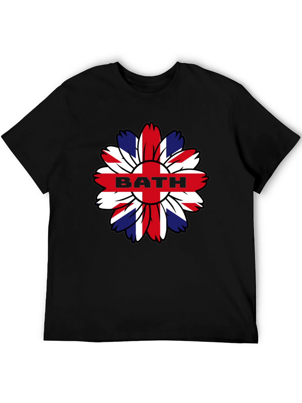 Union Jack Flower BATH Graphic T-Shirt