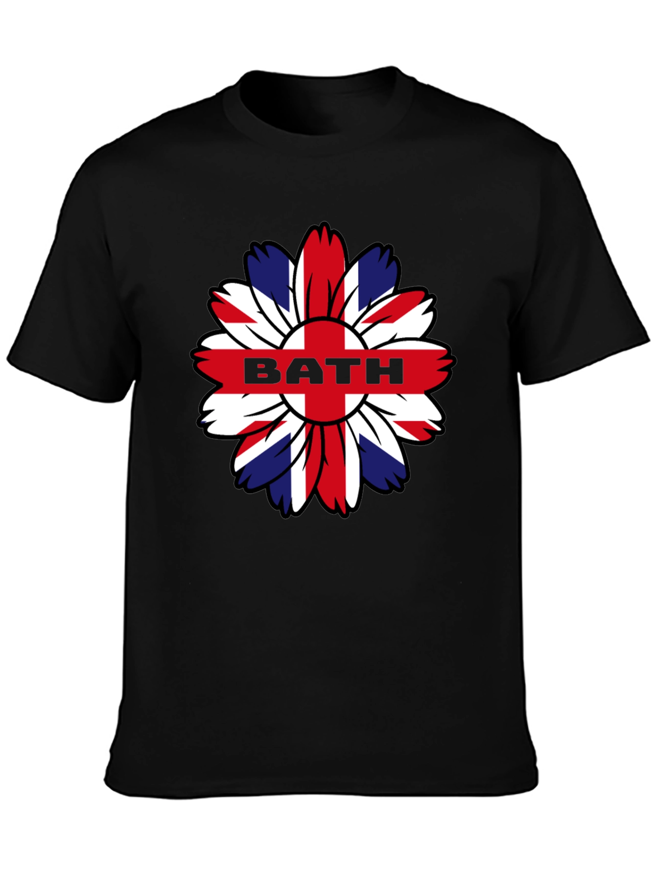 Union Jack Flower BATH Graphic T-Shirt