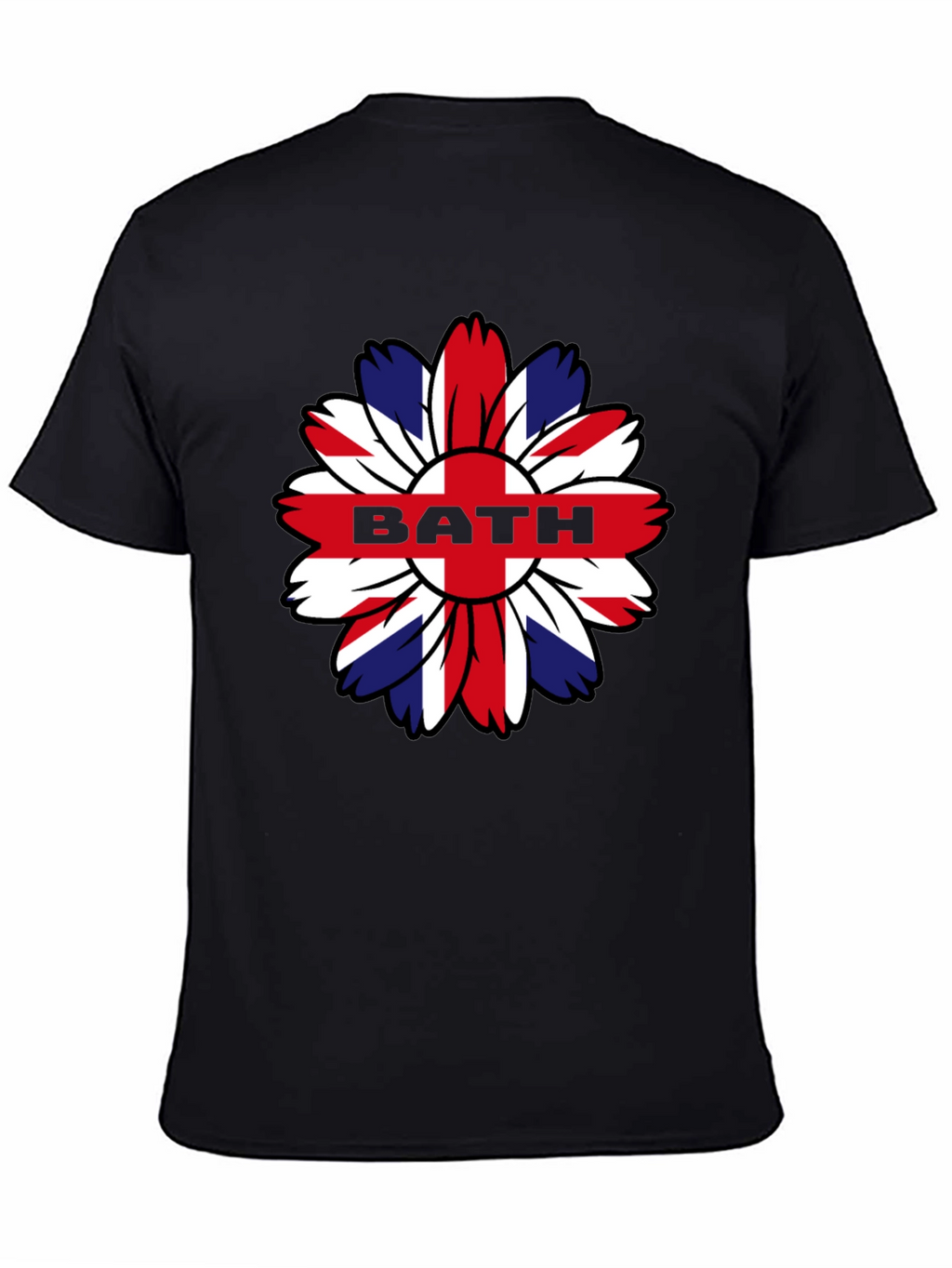 Union Jack Flower BATH Graphic T-Shirt