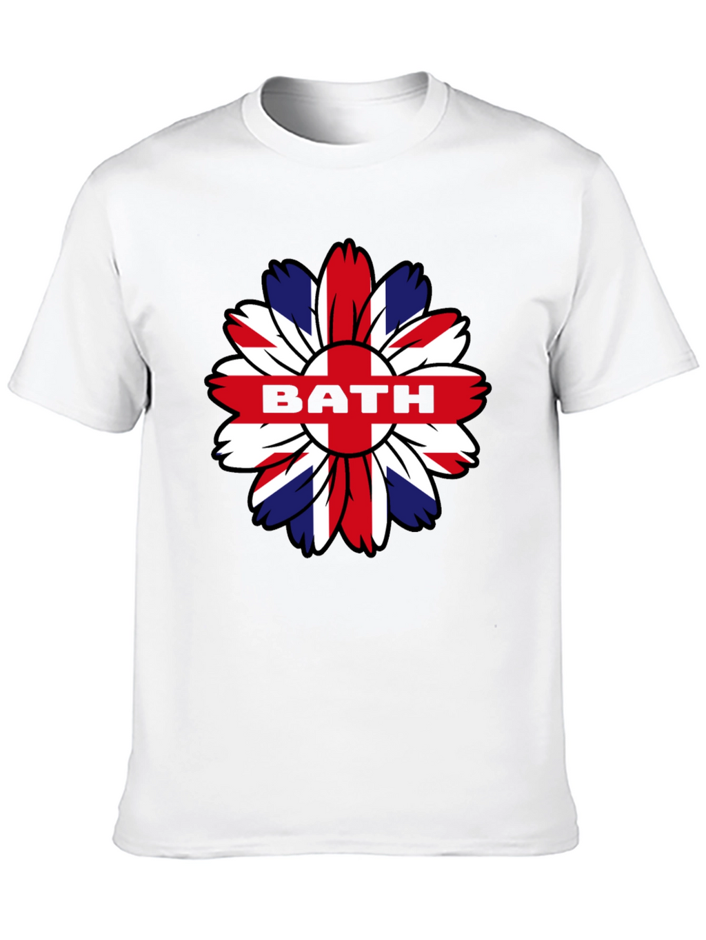 Union Jack Flower BATH Graphic T-Shirt