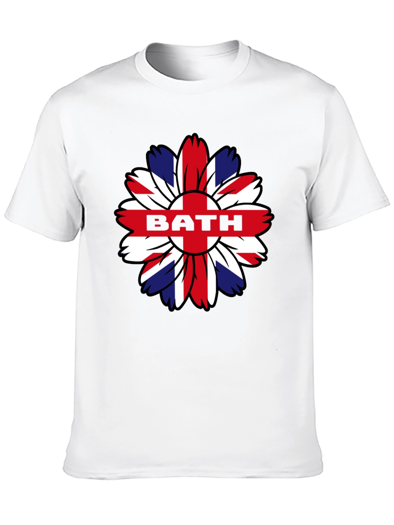 Union Jack Flower BATH Graphic T-Shirt