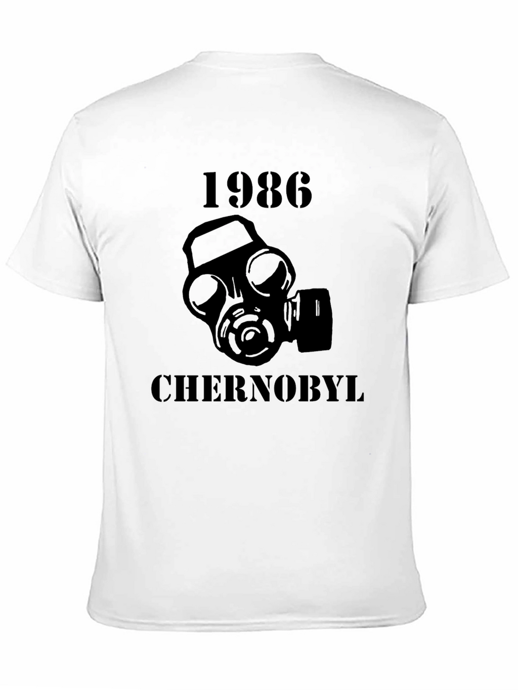 Chernobyl 1986 Gas Mask T-Shirt - Black