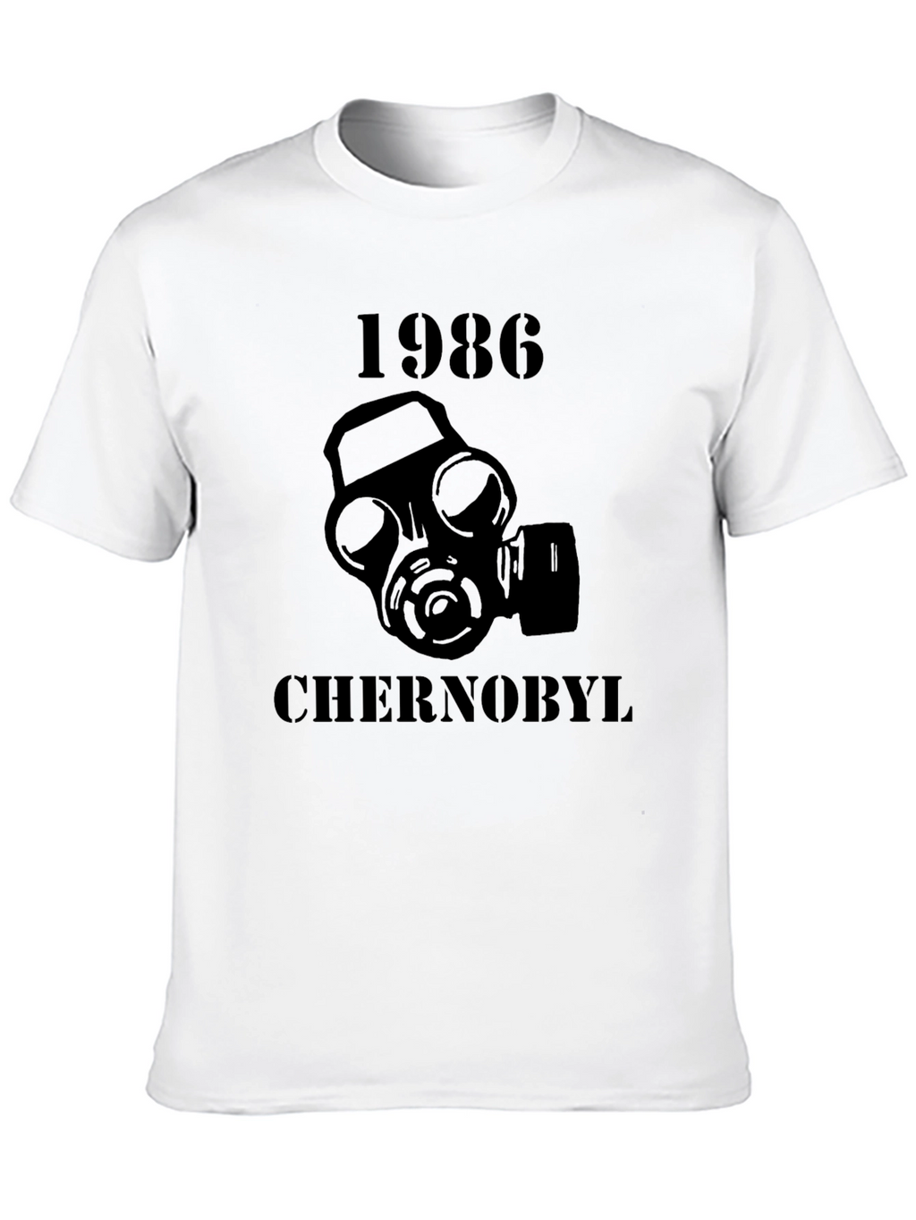 Chernobyl 1986 Gas Mask T-Shirt - Black