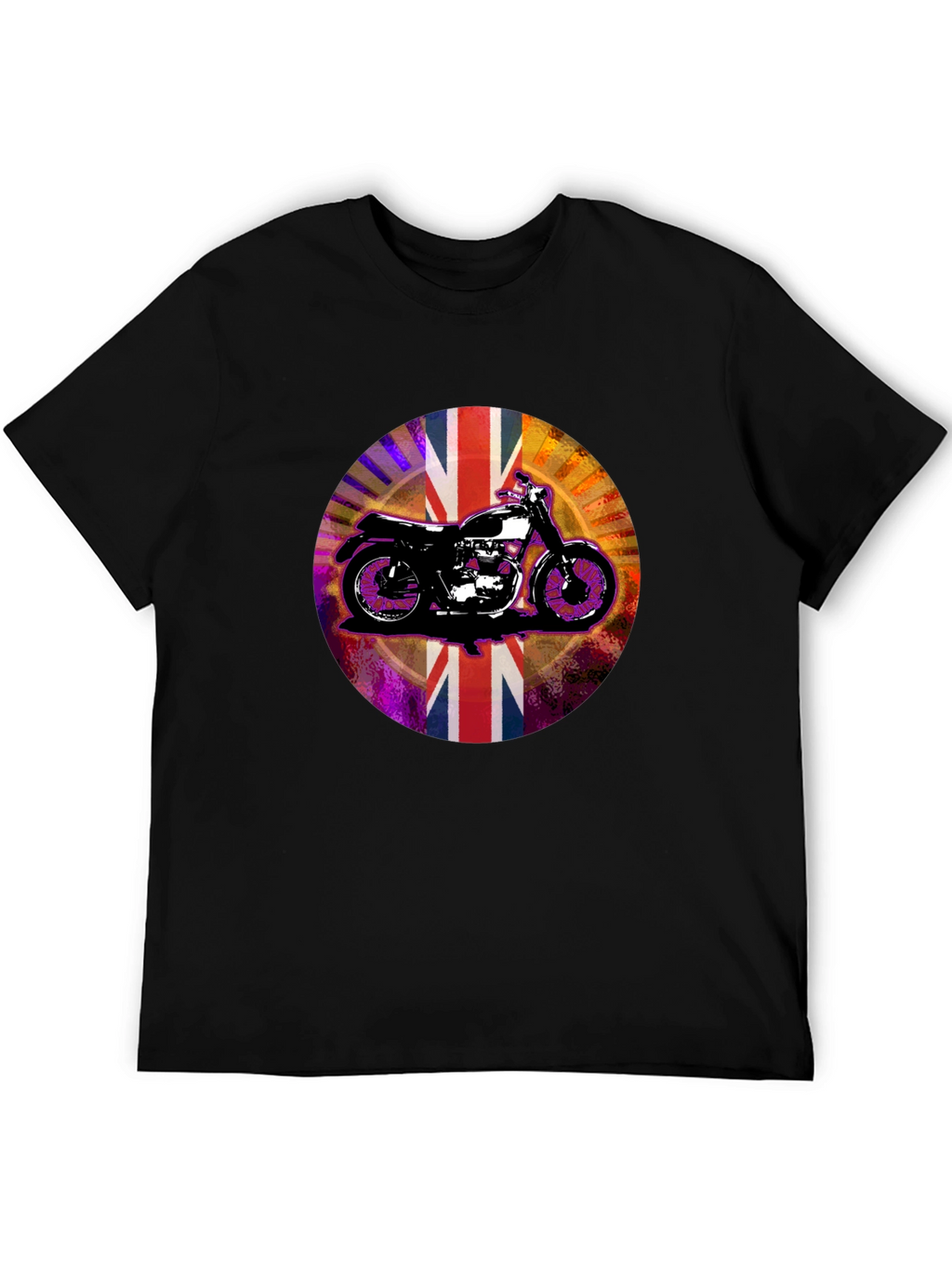 British Motorcycle Union Jack Graphic Tee