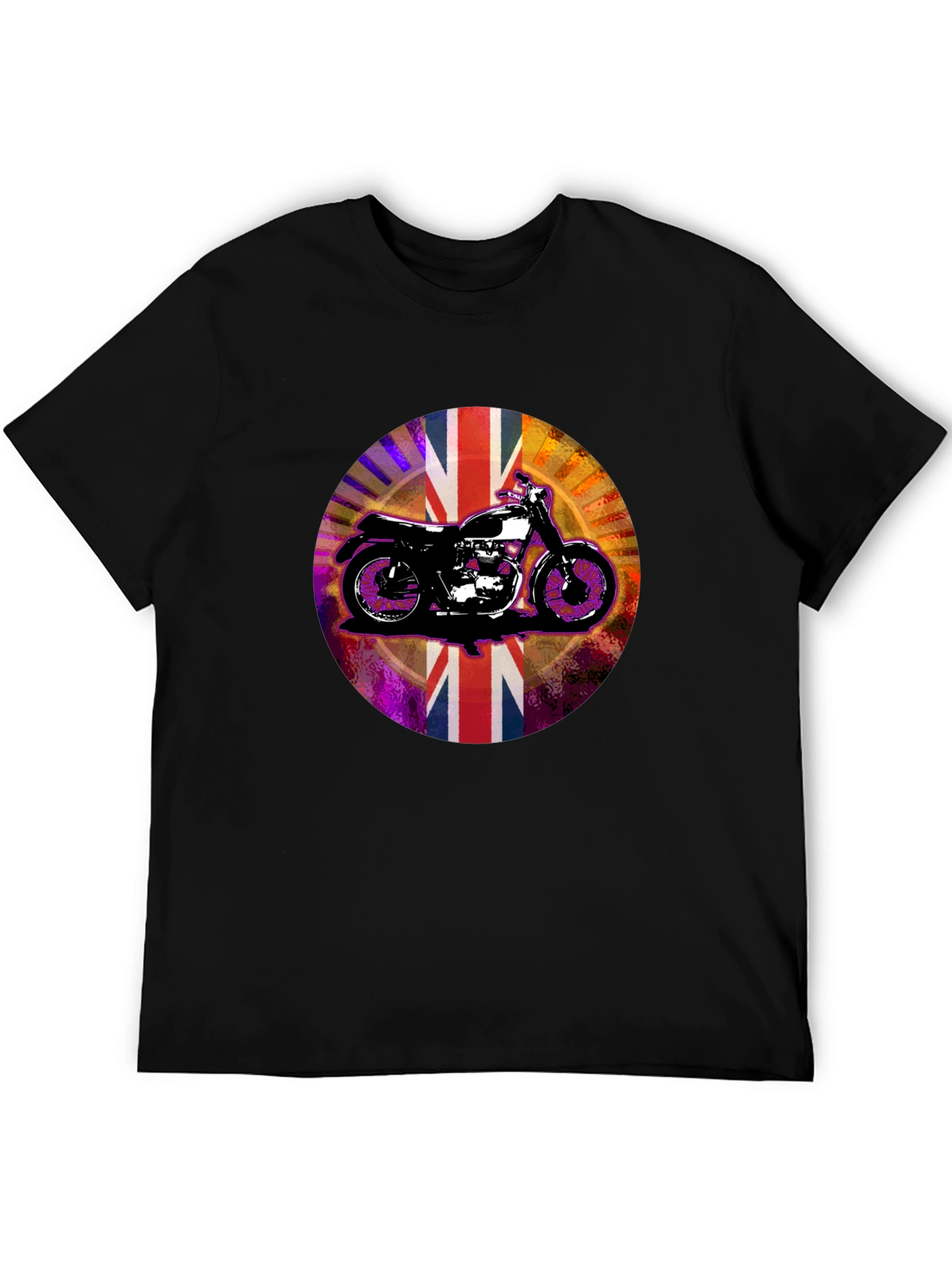 British Motorcycle Union Jack Graphic Tee
