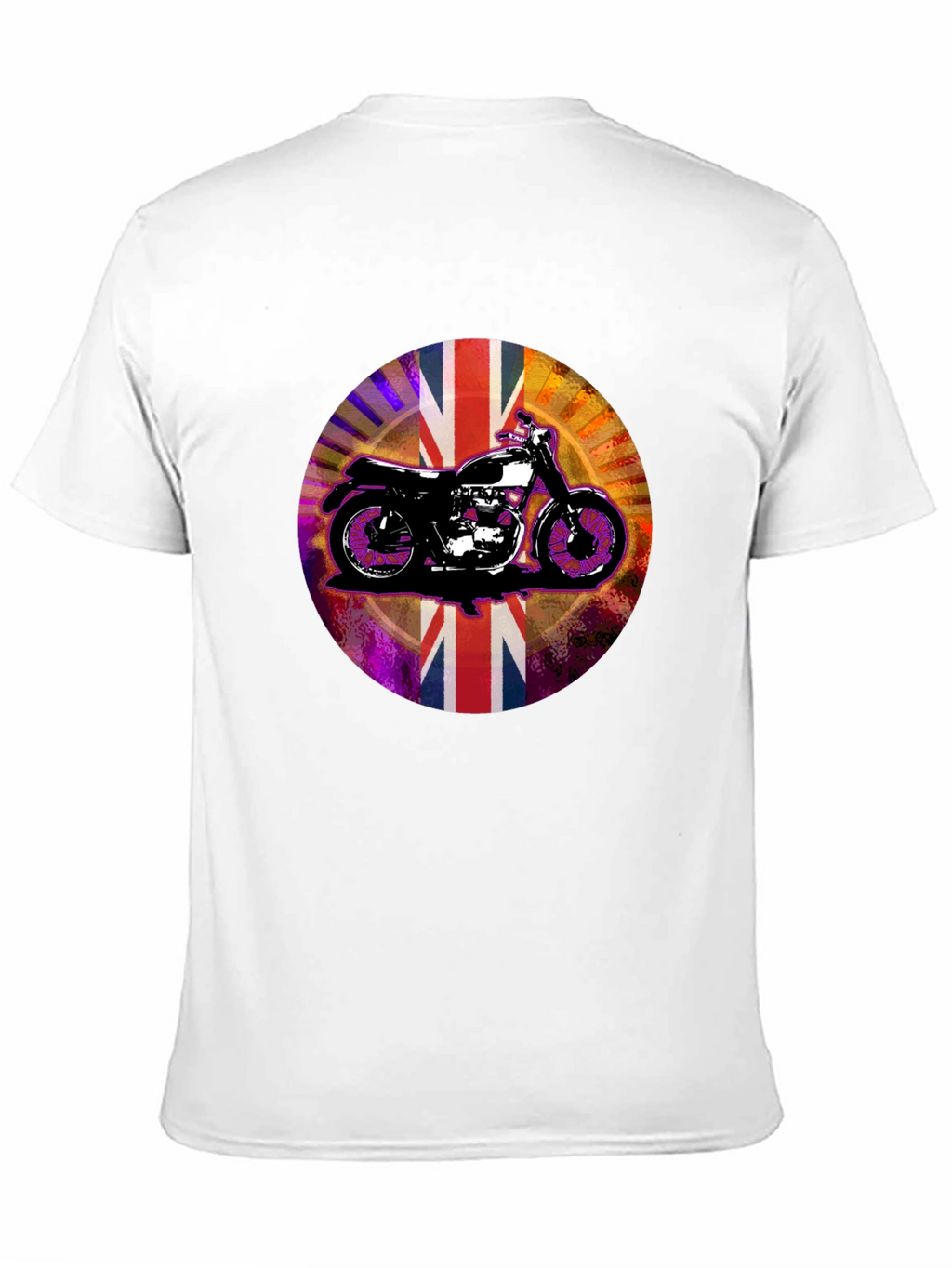 British Motorcycle Union Jack Graphic Tee