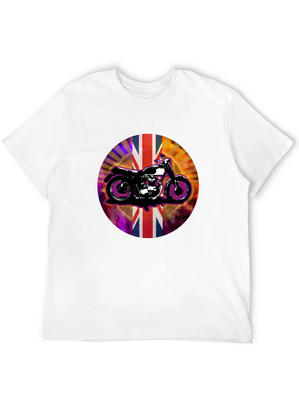 British Motorcycle Union Jack Graphic Tee