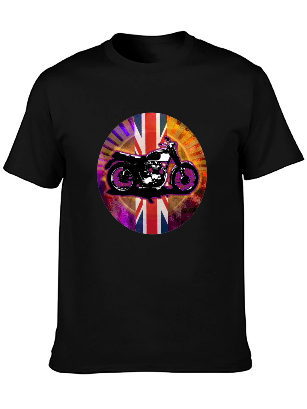 British Motorcycle Union Jack Graphic Tee
