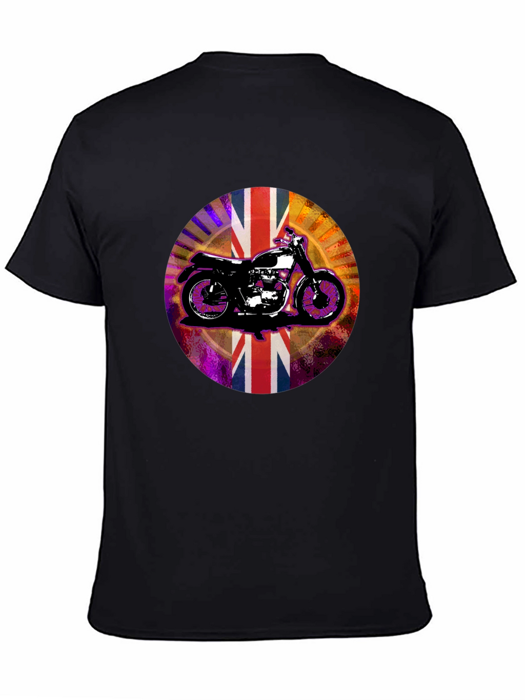 British Motorcycle Union Jack Graphic Tee