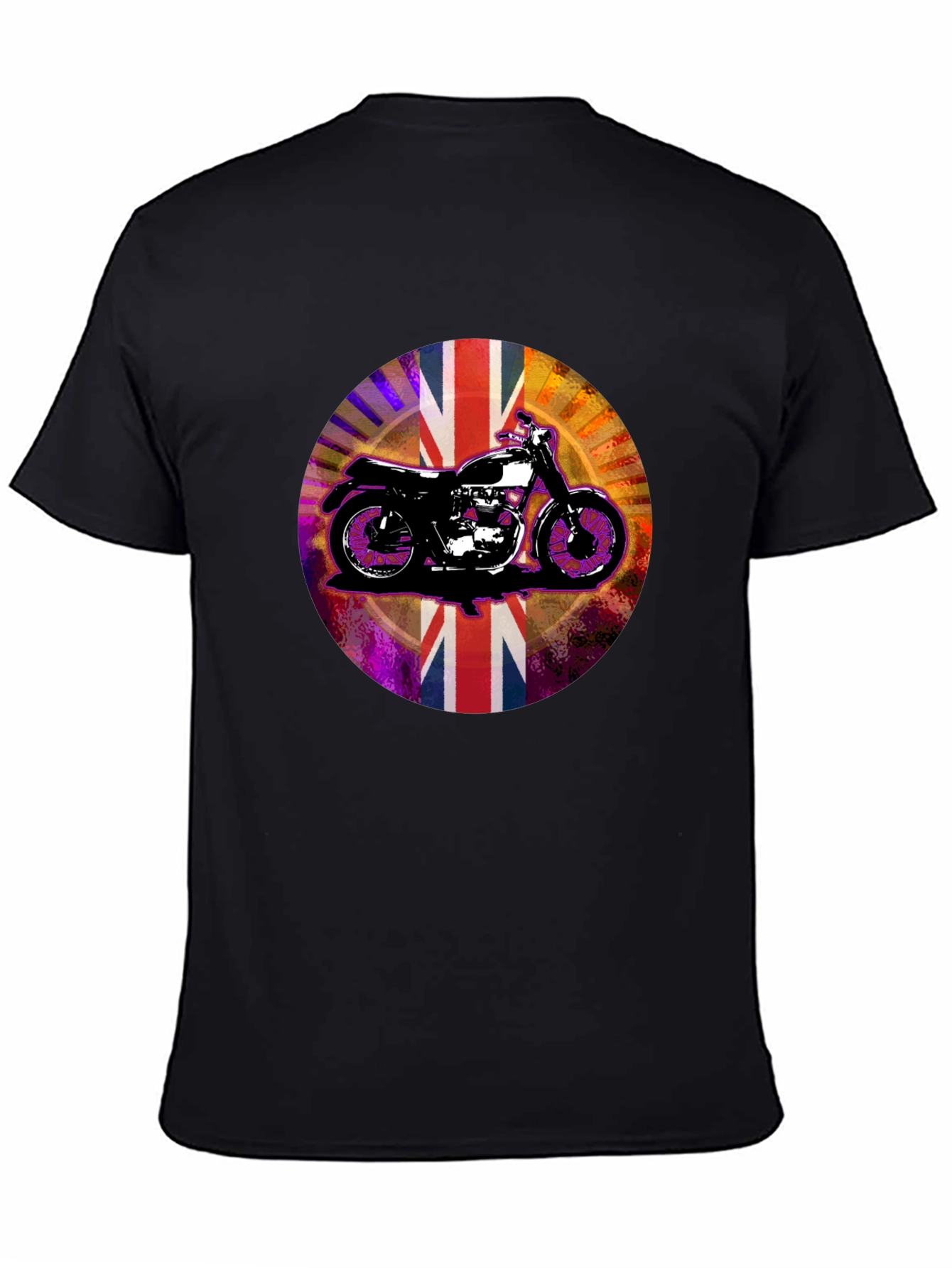 British Motorcycle Union Jack Graphic Tee