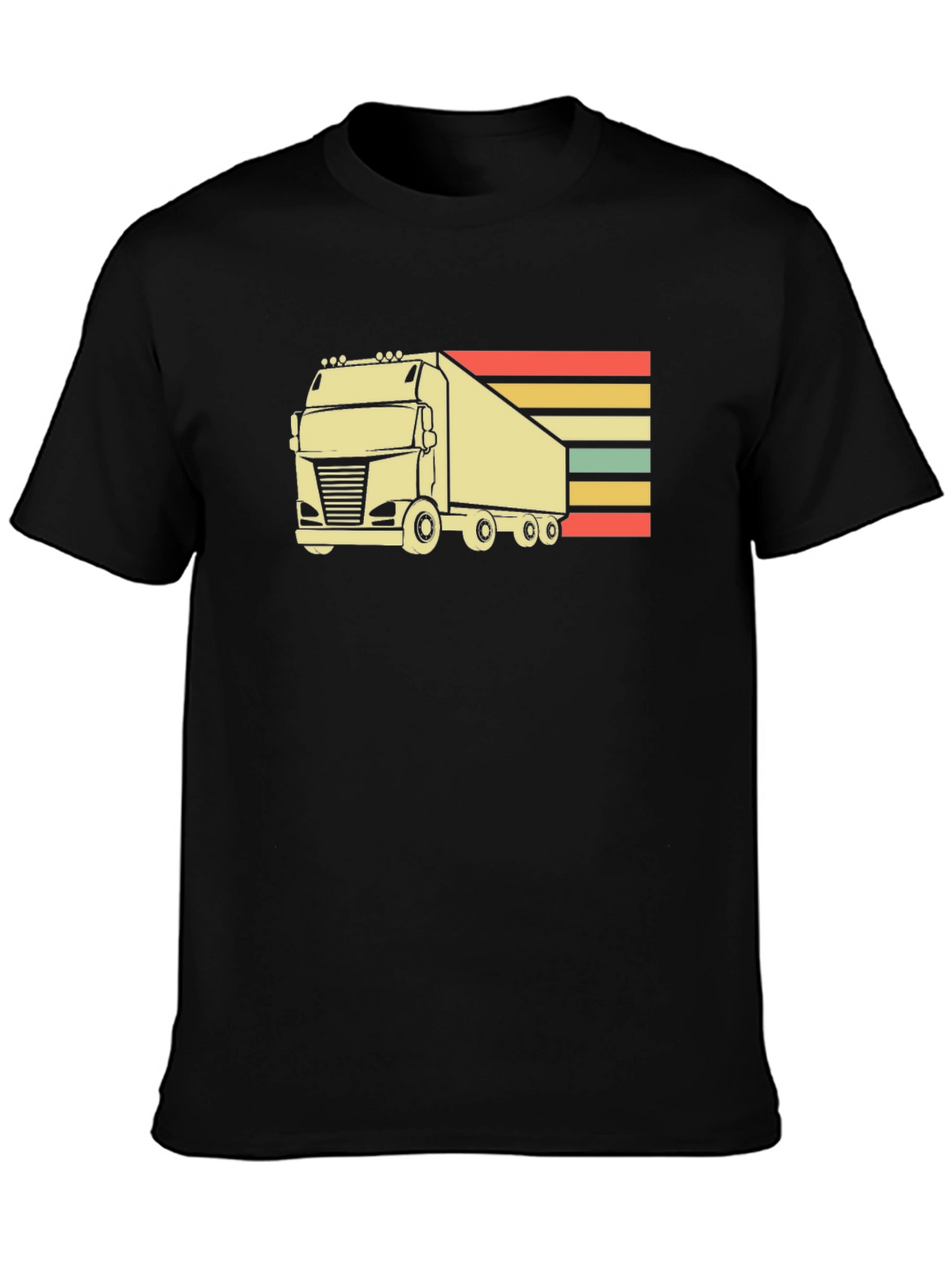 Retro Trucker Tee - Vintage Style Truck Graphic