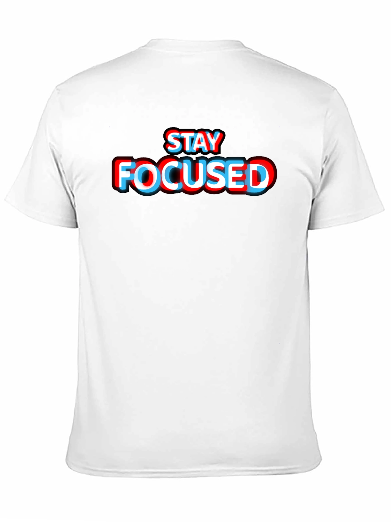 Stay Focused Graphic Tee - Stylish Black T-Shirt