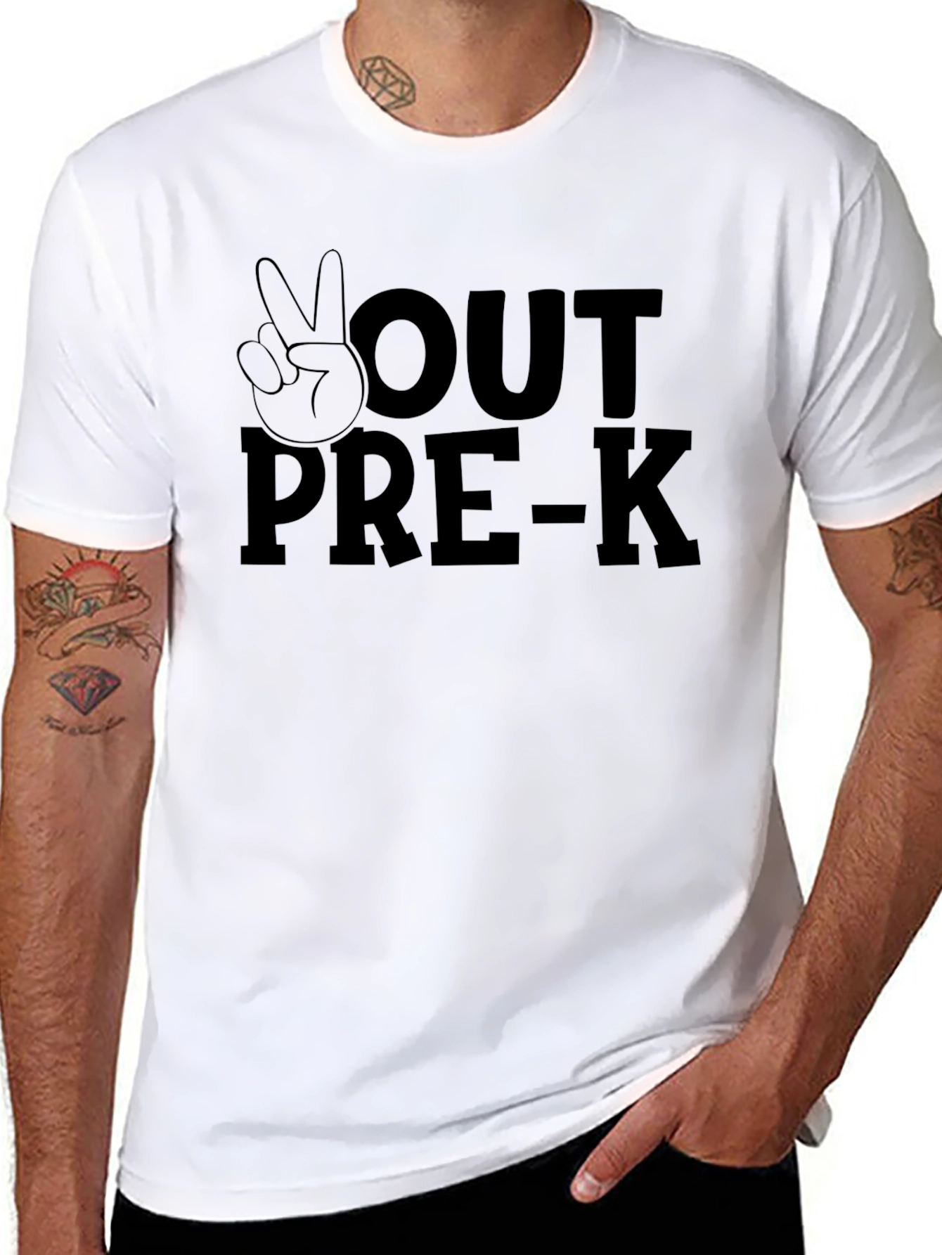 Peace Out Pre-K T-Shirt Graduation Tee
