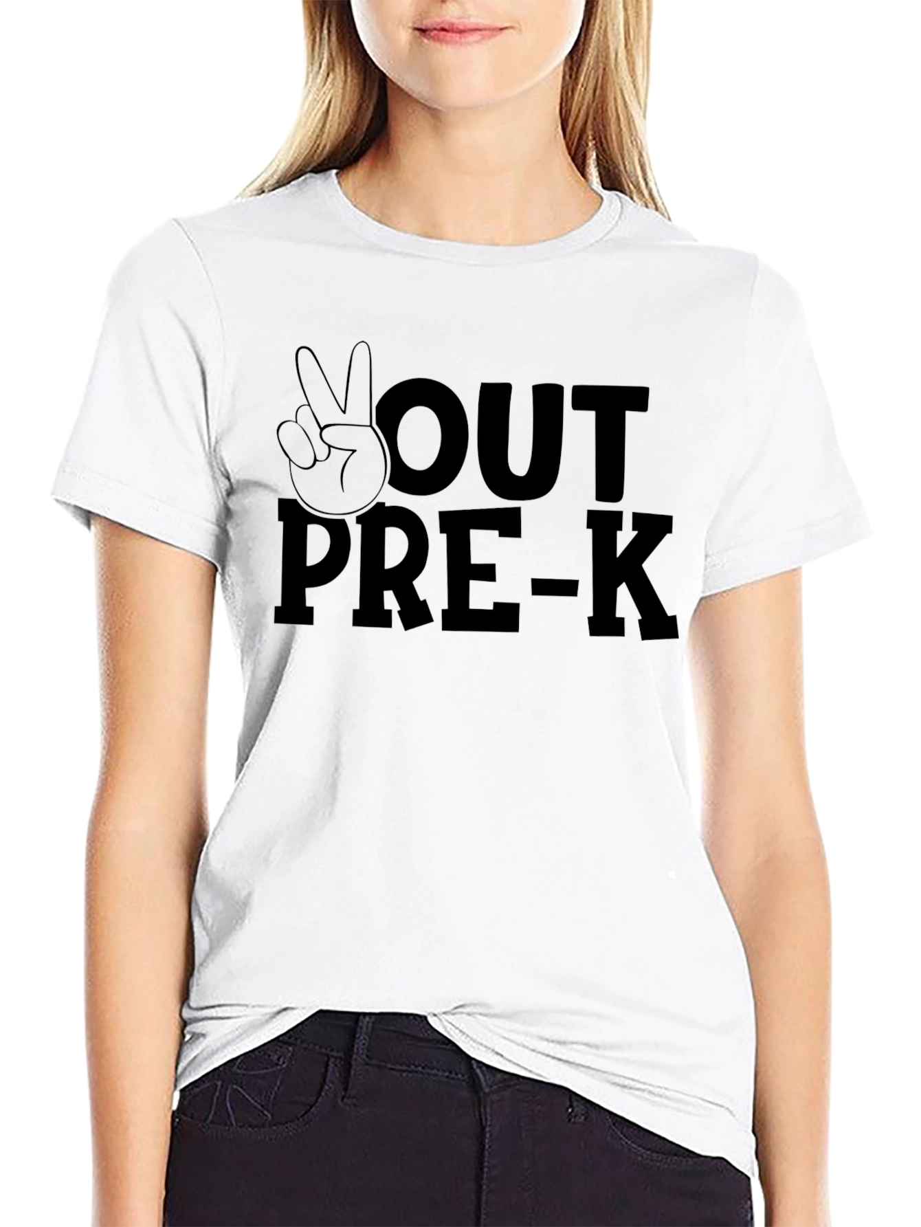Peace Out Pre-K T-Shirt Graduation Tee