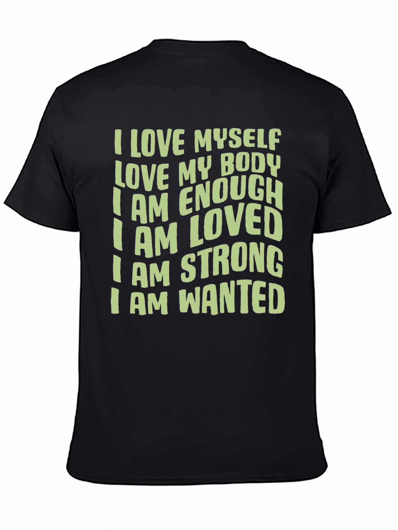 Affirmation T-Shirt - I Love Myself Body Positive Tee