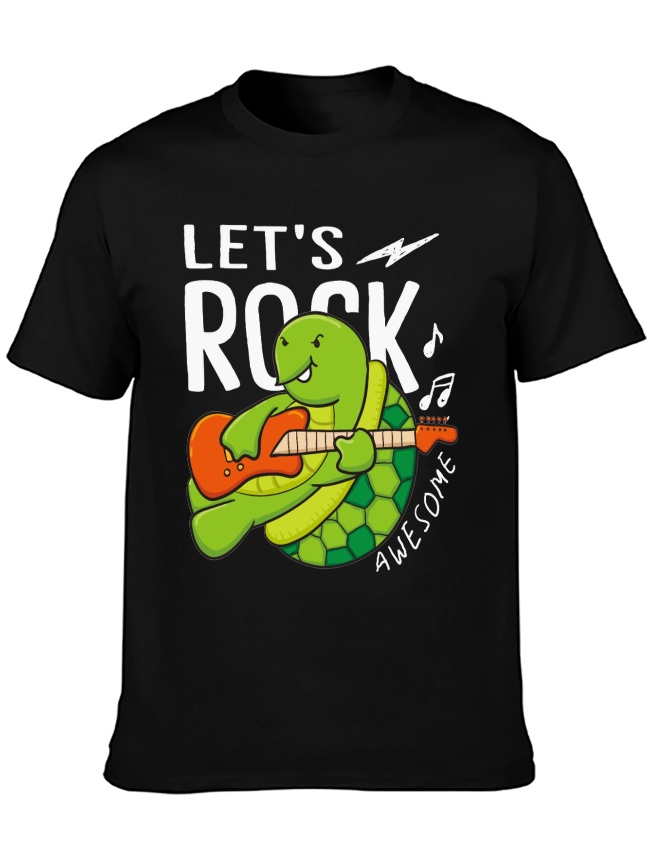 Lets Rock Turtle Graphic Tee