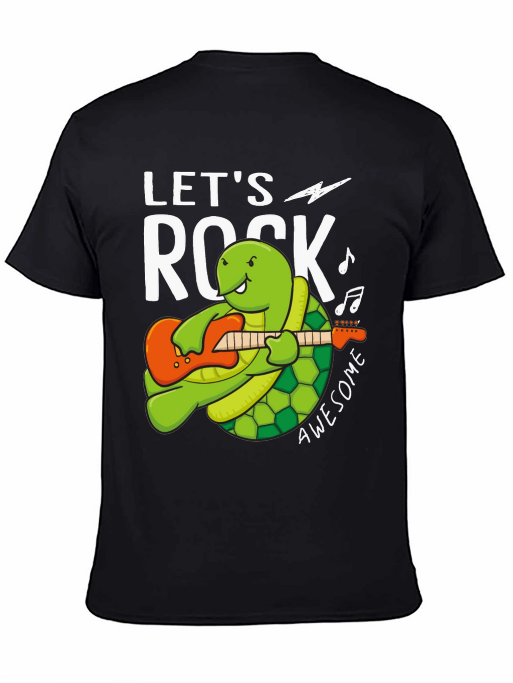 Lets Rock Turtle Graphic Tee