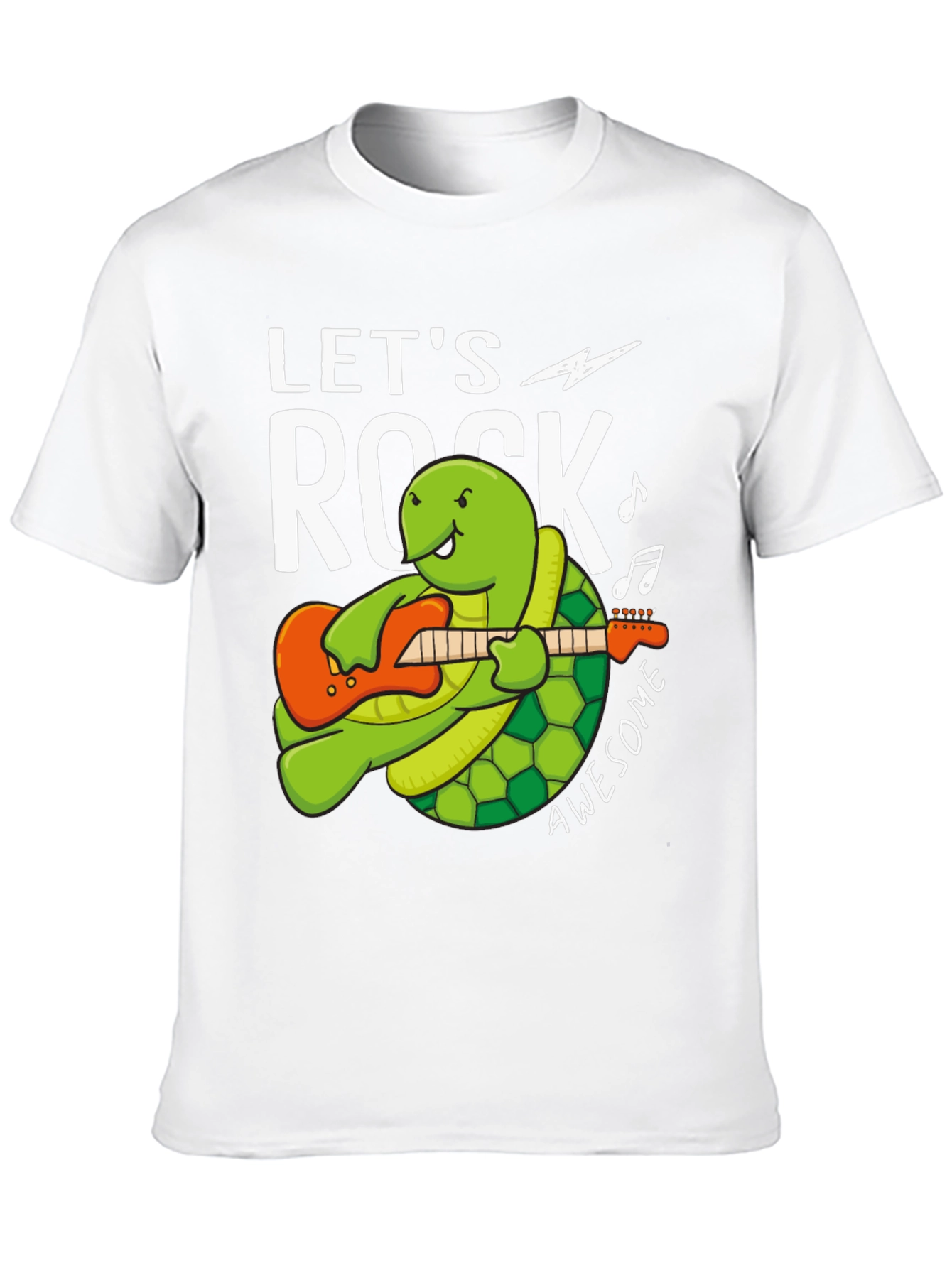 Lets Rock Turtle Graphic Tee