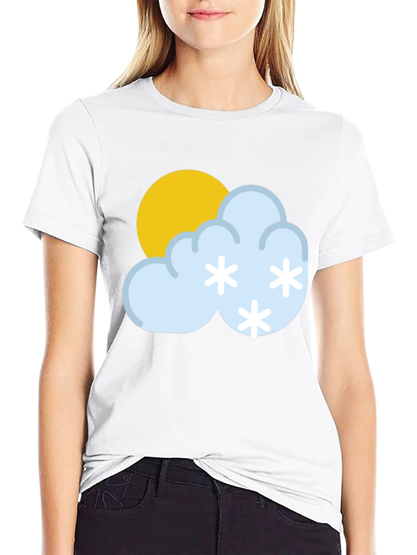 Snowy Day T-Shirt - Weather Graphic Tee