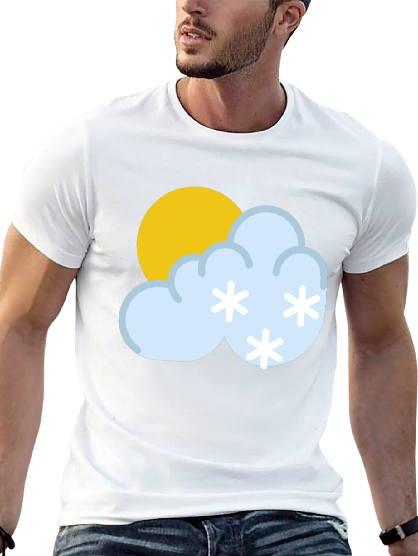 Snowy Day T-Shirt - Weather Graphic Tee