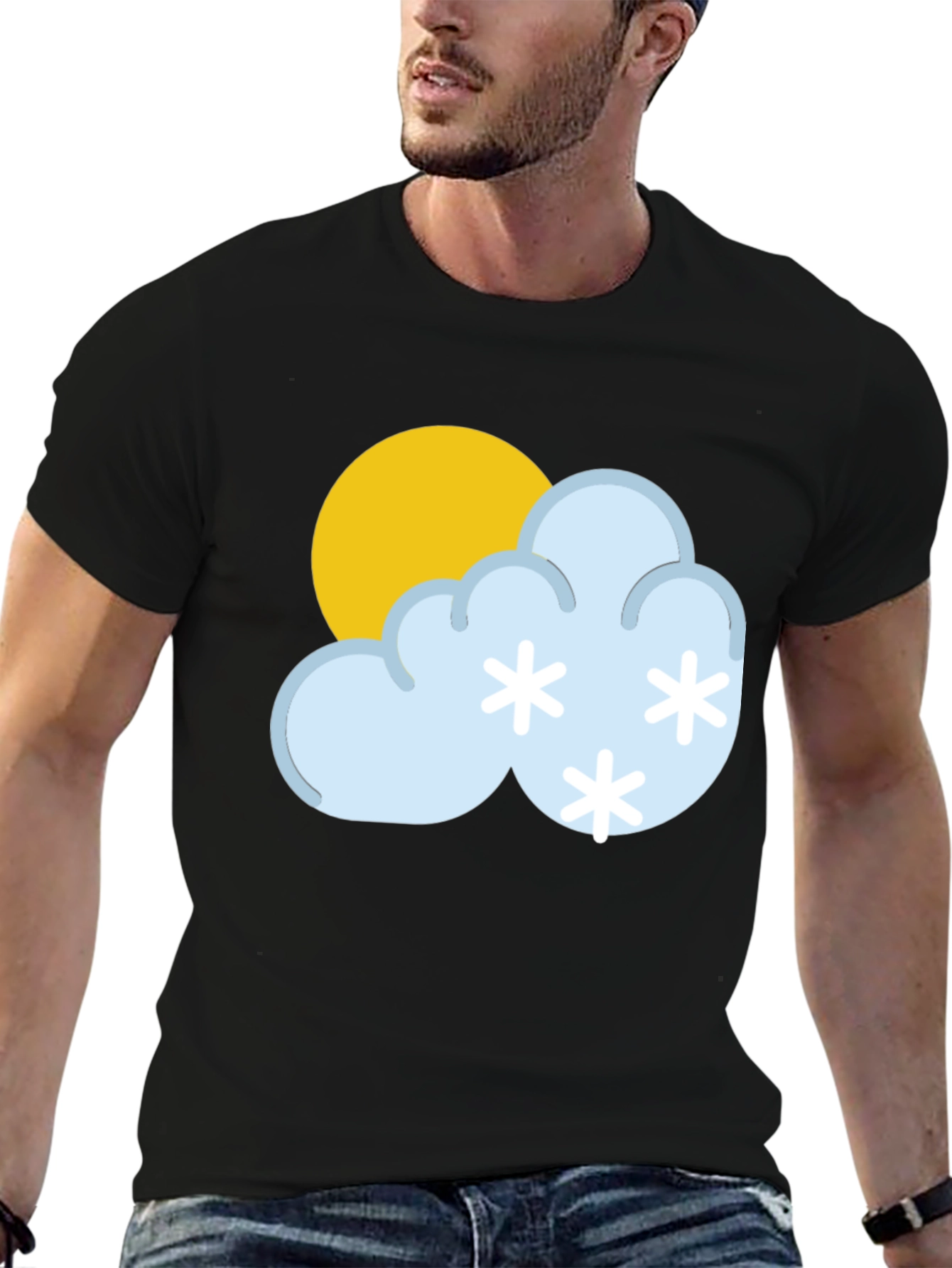 Snowy Day T-Shirt - Weather Graphic Tee