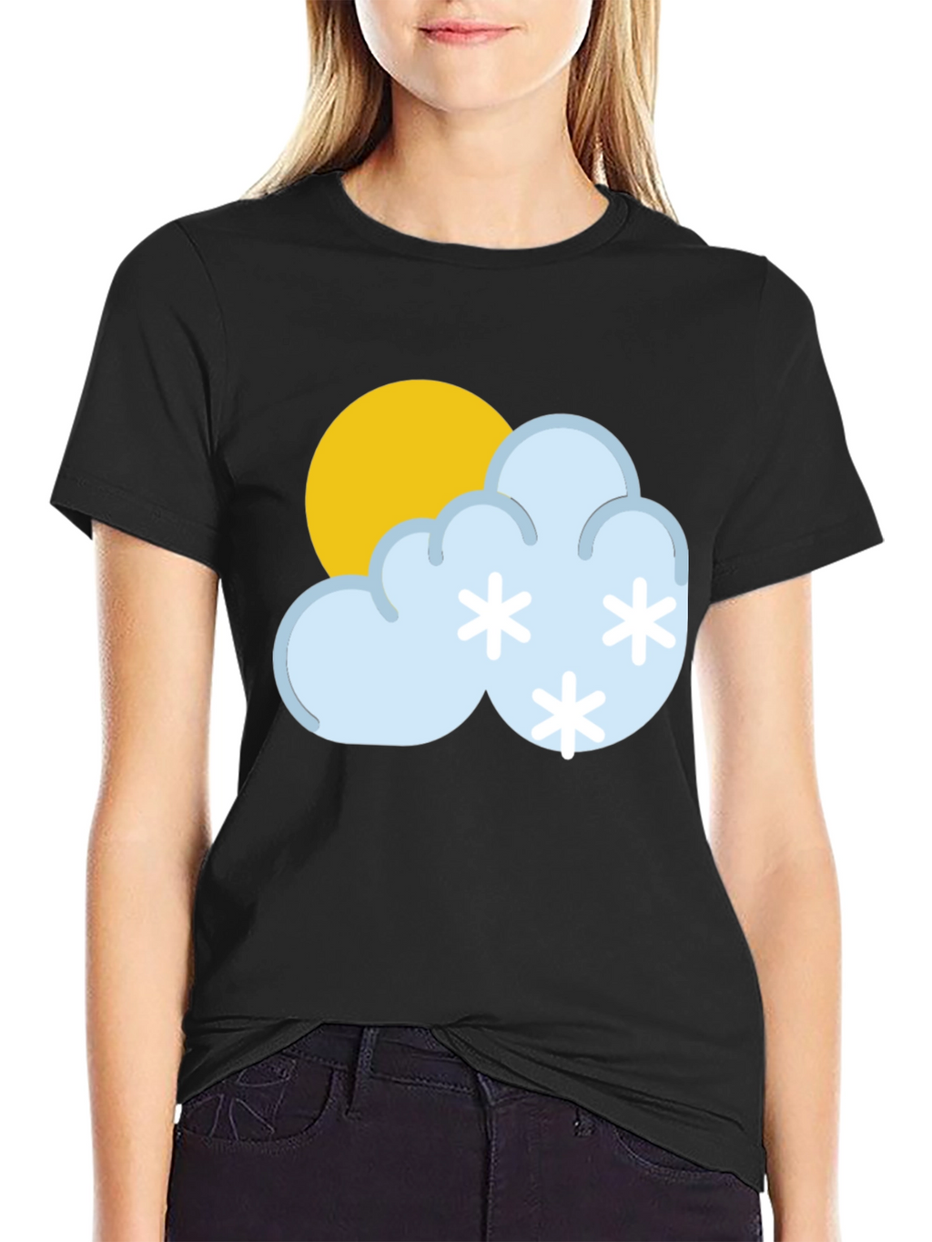 Snowy Day T-Shirt - Weather Graphic Tee