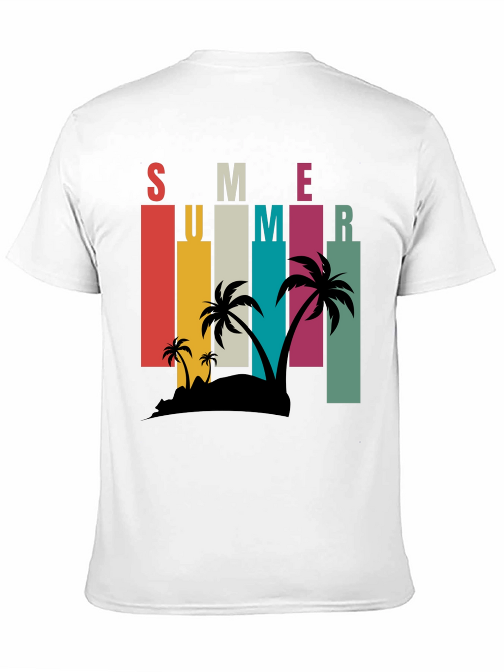 Retro Summer Palm Tee - Vacation Vibes!