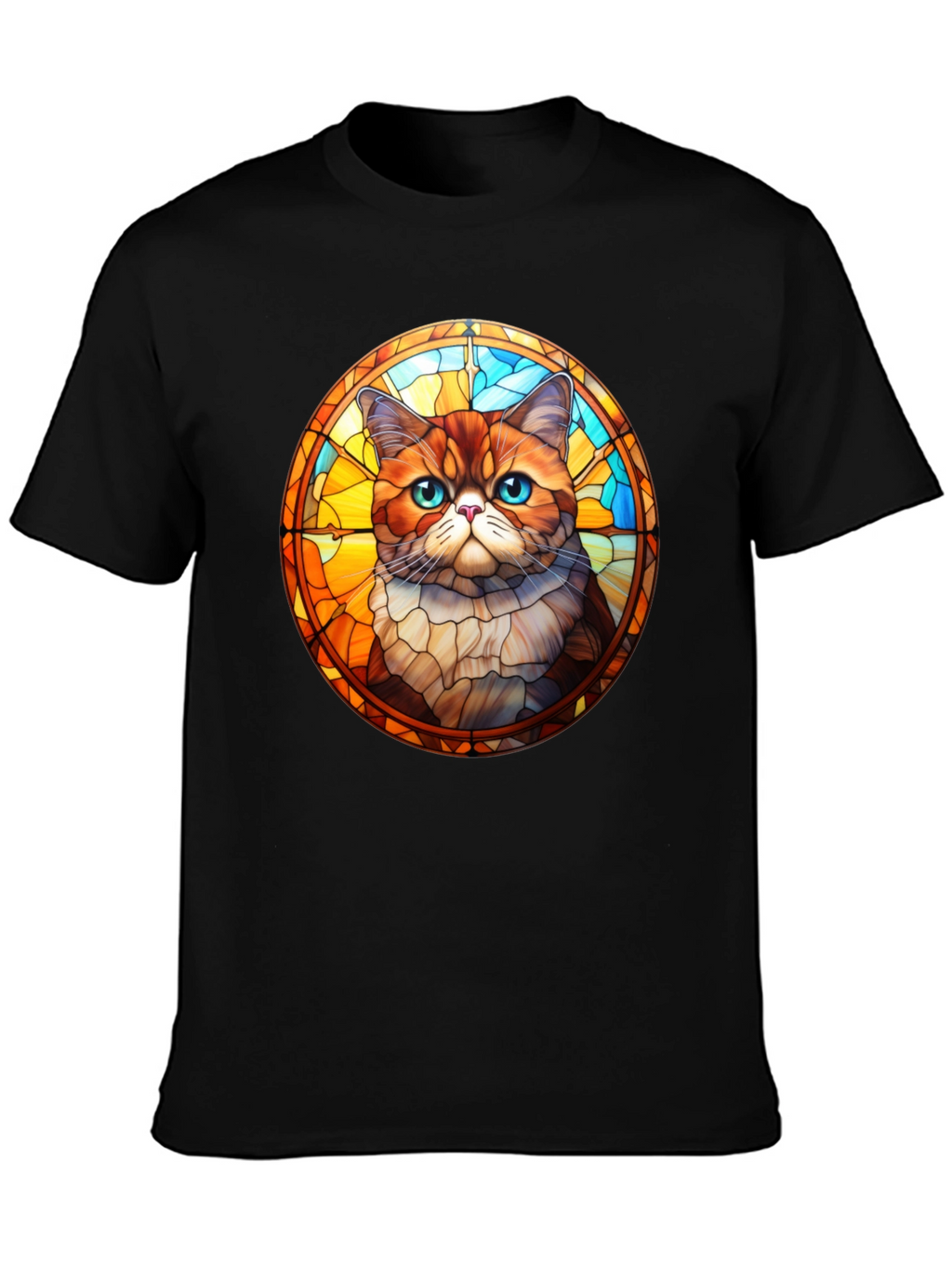 Stained Glass Cat T-Shirt