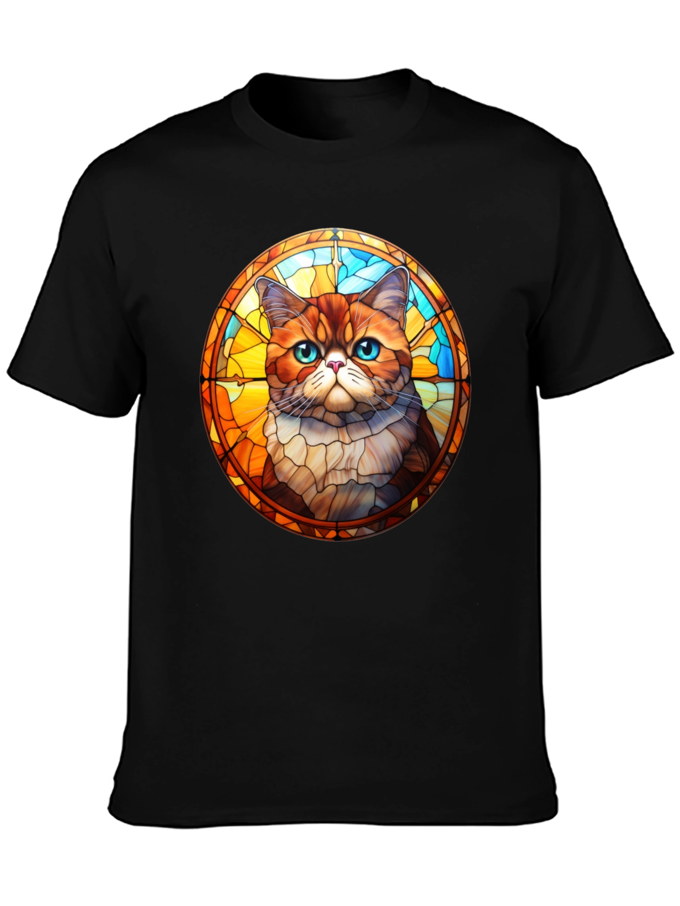 Stained Glass Cat T-Shirt